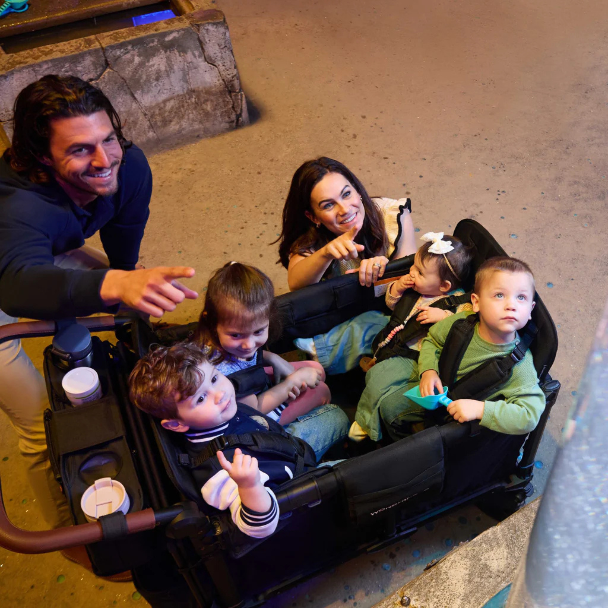 Poussette WONDERFOLD W2 Luxe Pro - Noir