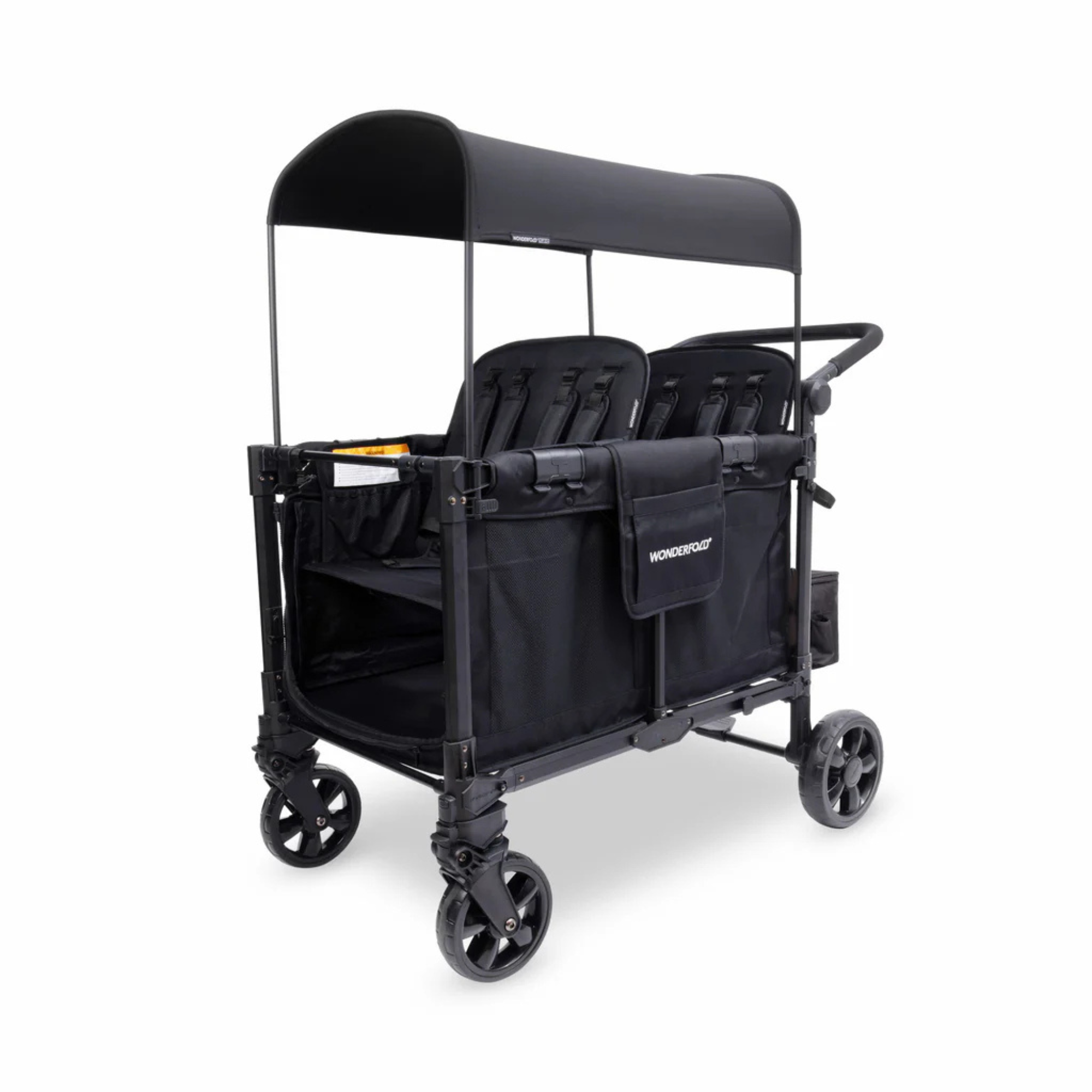 WONDERFOLD W4 Elite Pro Stroller Wagon - Black