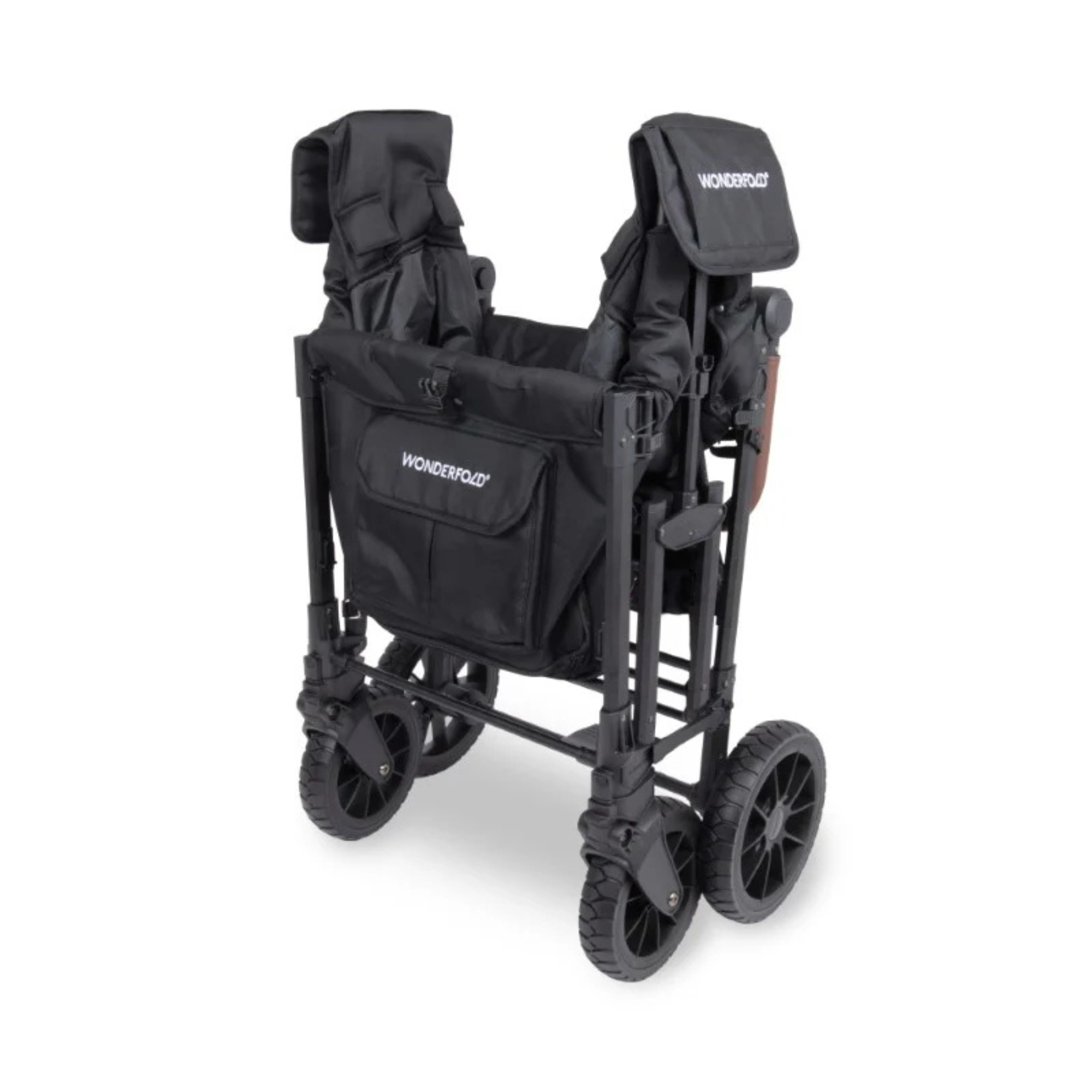 WONDERFOLD W4 Luxe Pro Stroller Wagon - Black