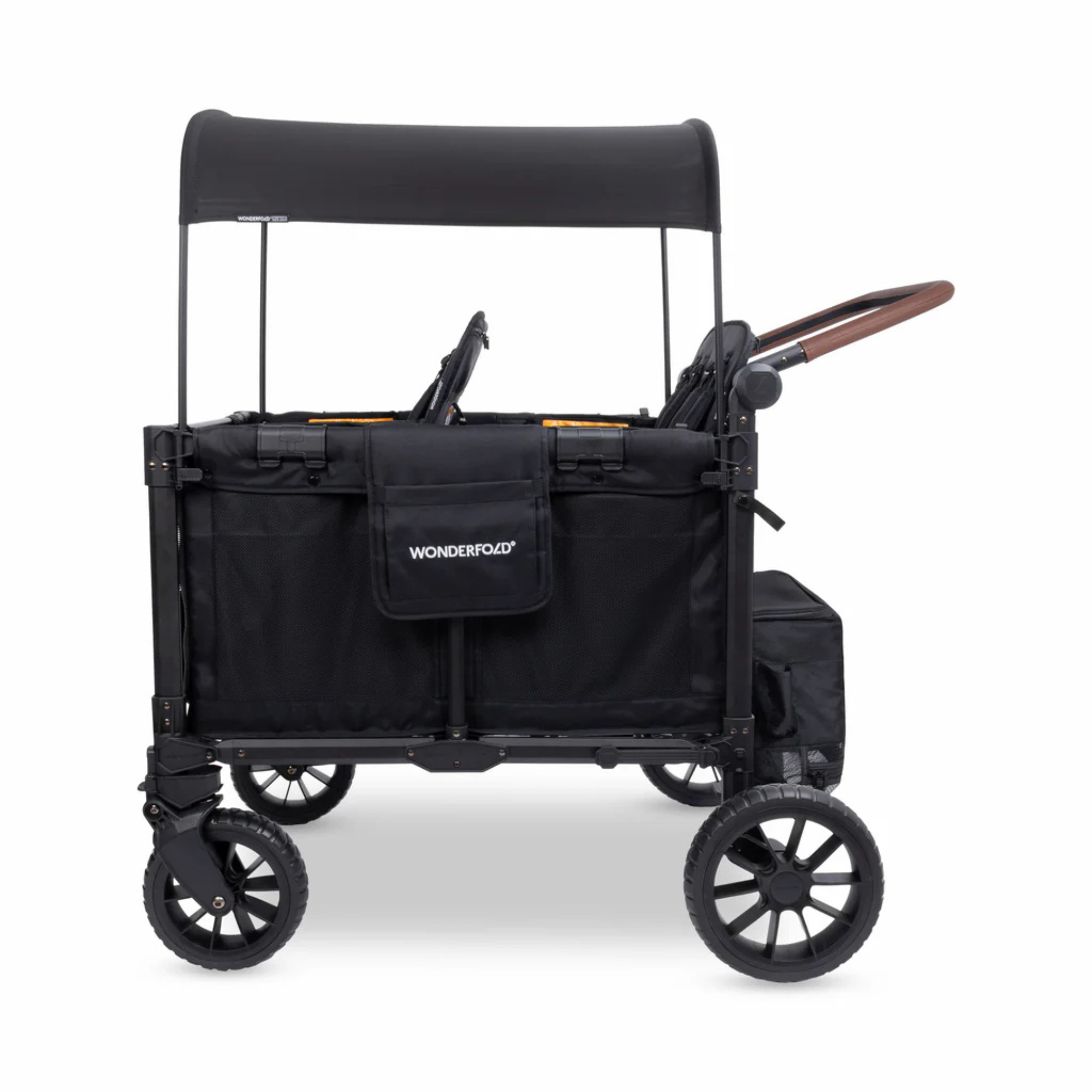WONDERFOLD W4 Luxe Pro Stroller Wagon - Black