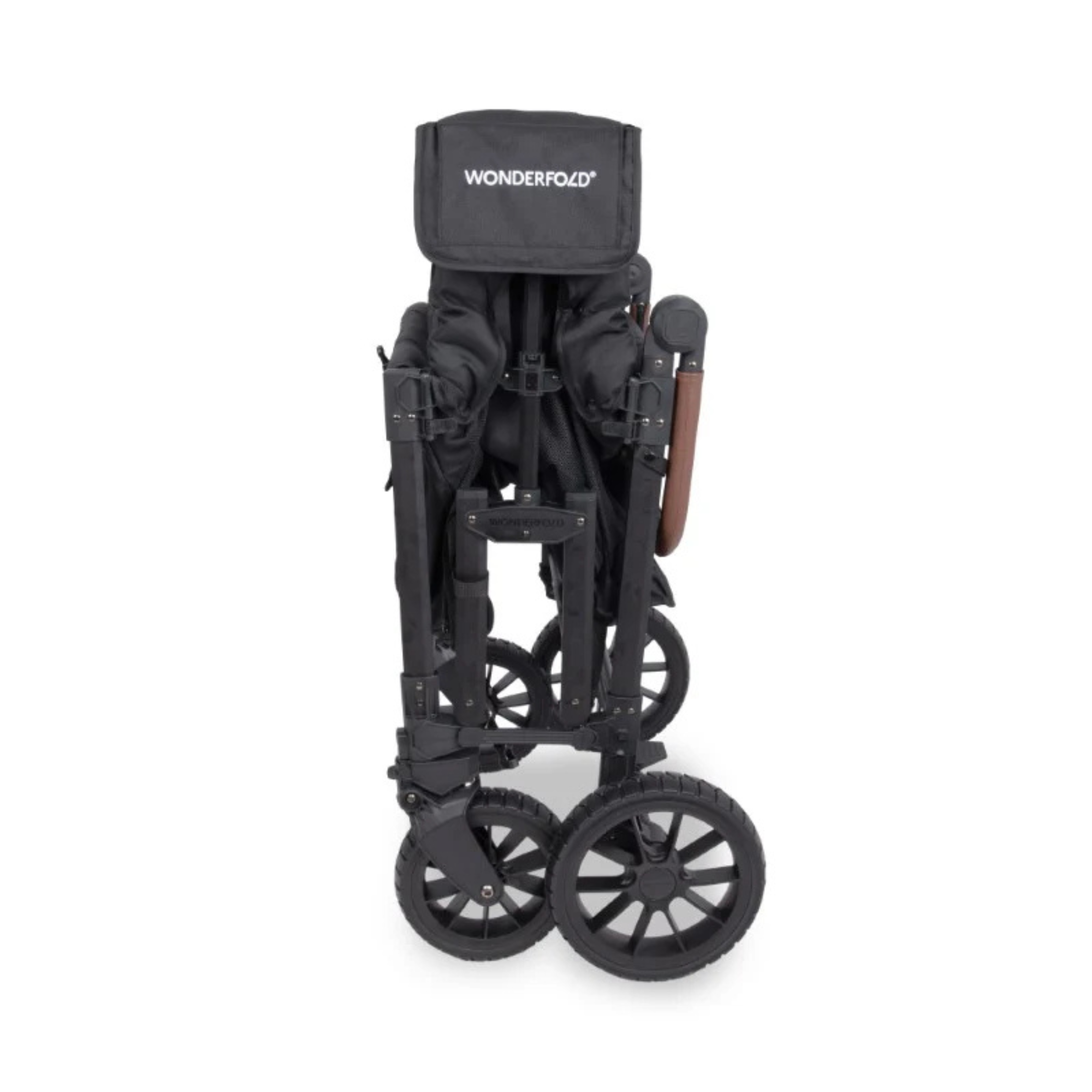 WONDERFOLD W4 Luxe Pro Stroller Wagon - Black