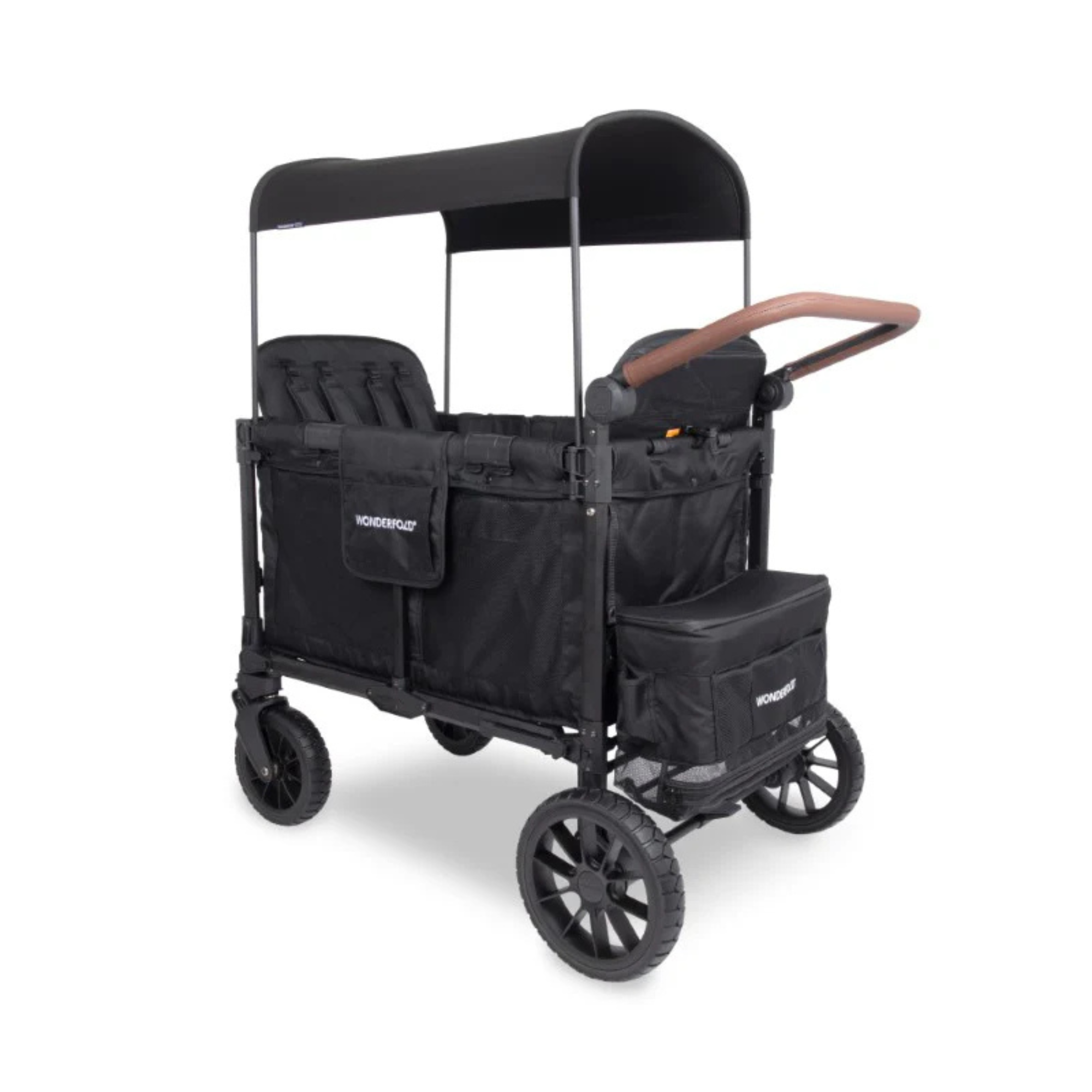WONDERFOLD W4 Luxe Pro Stroller Wagon - Black