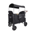 WONDERFOLD W4 Luxe Pro Quad Stroller Wagon - Jet Black