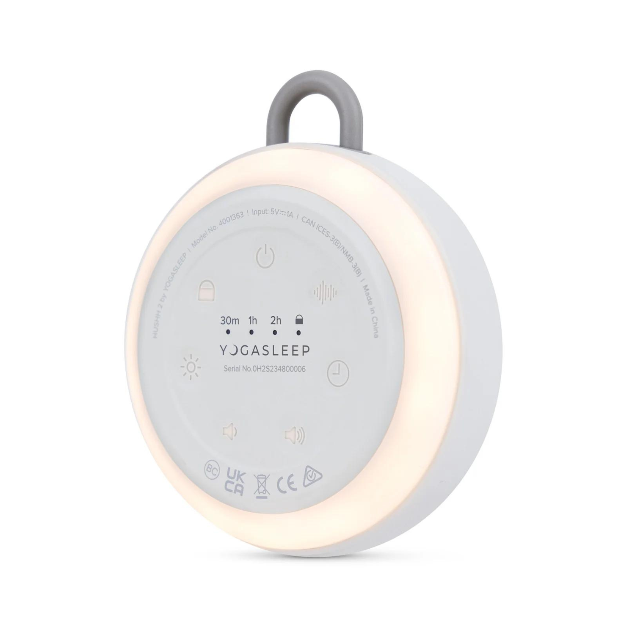 YOGASLEEP Hushh 2 Travel Sound Machine + Night Light