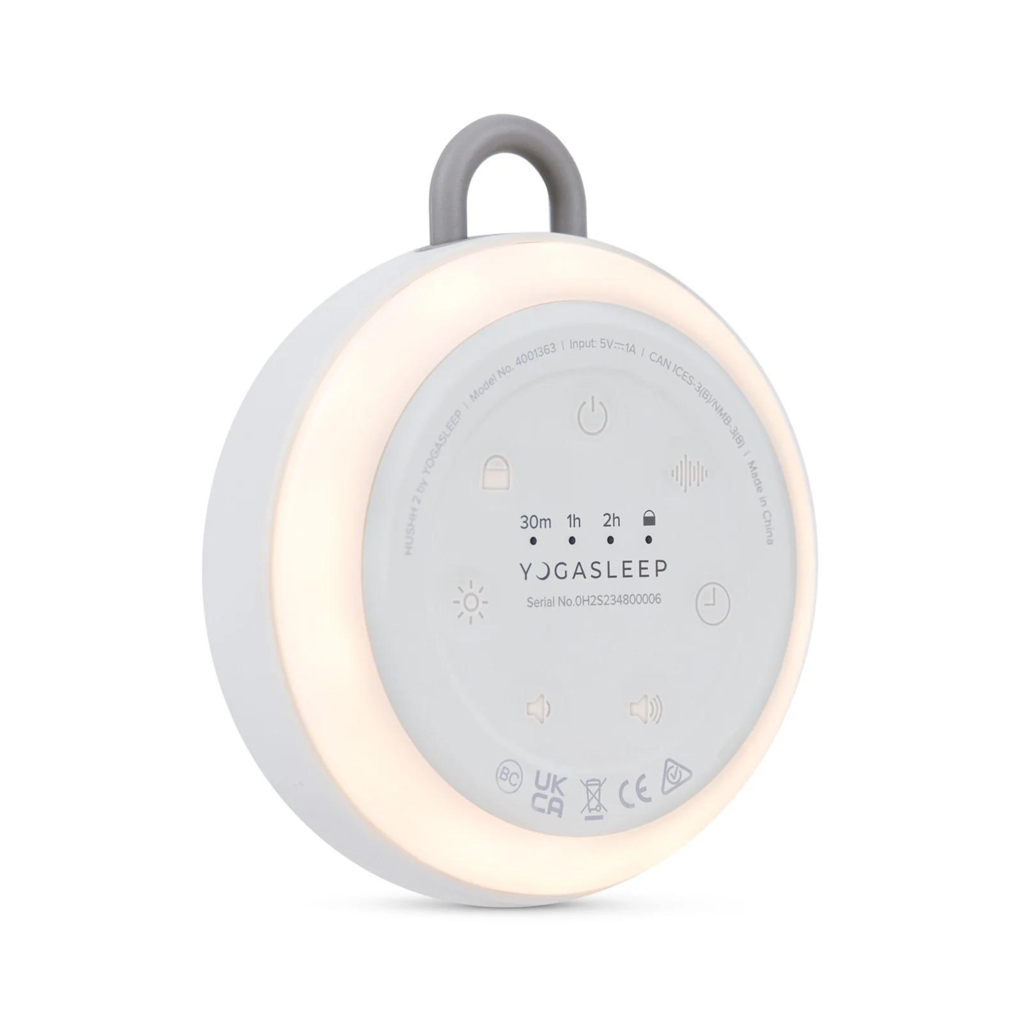 YOGASLEEP Hushh 2 Travel Sound Machine + Night Light