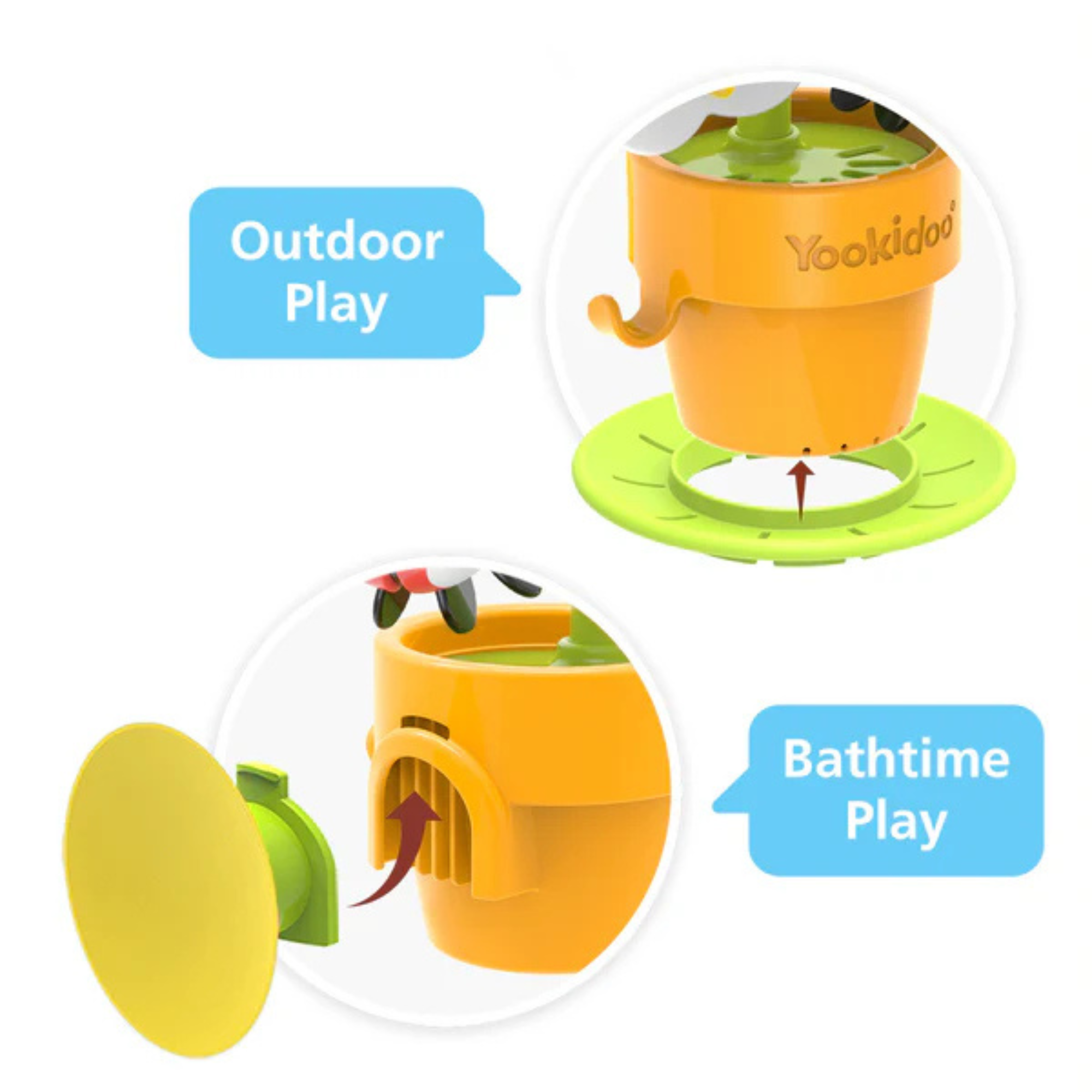 YOOKIDOO Pour N Spin Tipping Bird