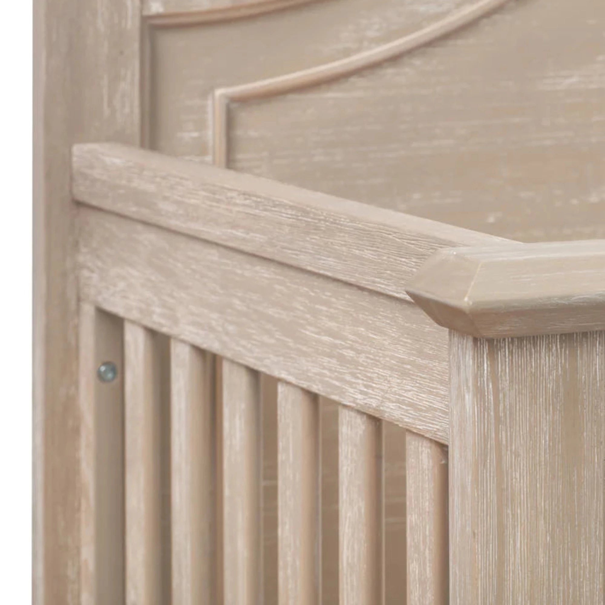 MONOGRAM by namesake Beckett Rustic 4-in-1 Convertible Curve Top Crib - Sandbar