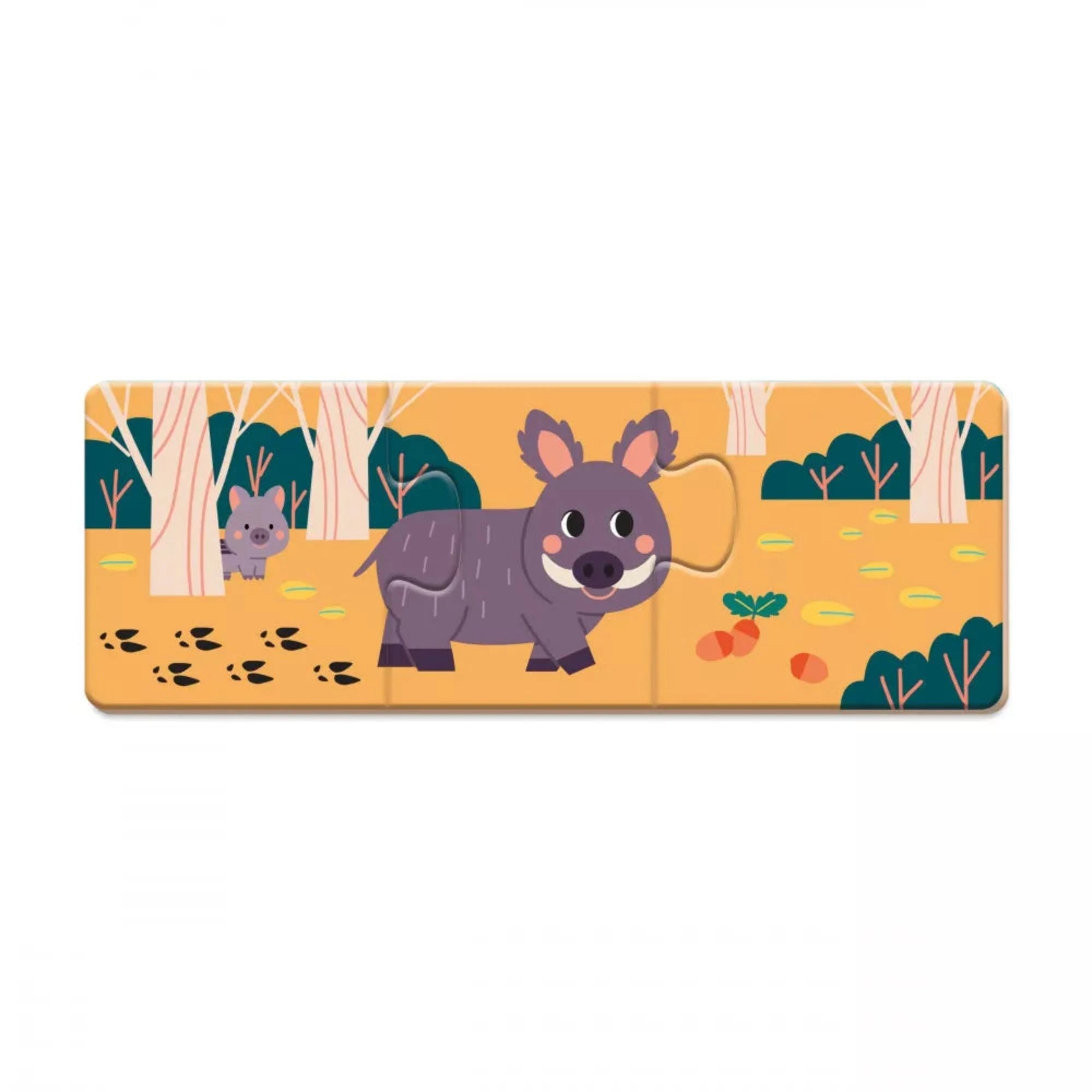 JANOD Animal Footprints Puzzle