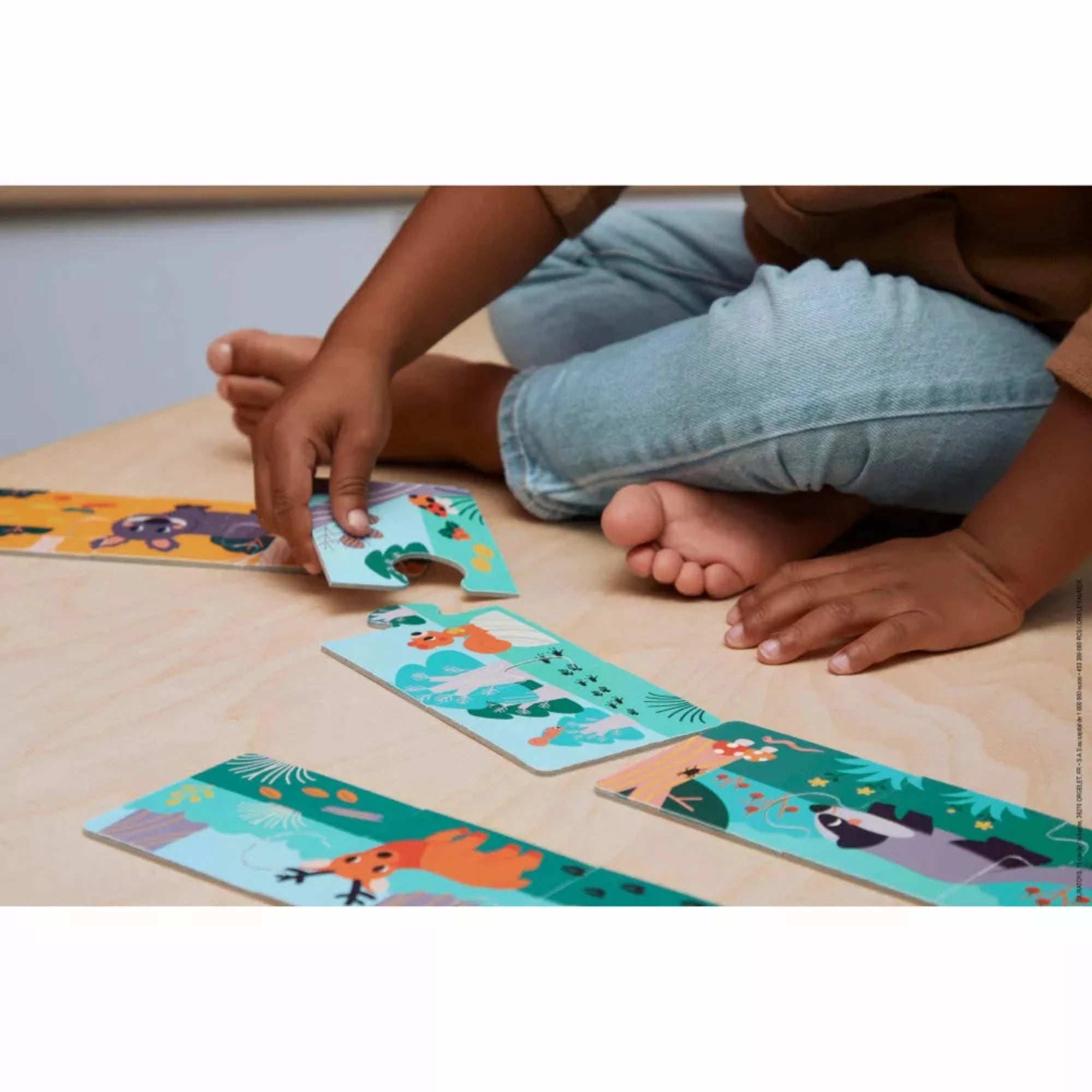 JANOD Animal Footprints Puzzle