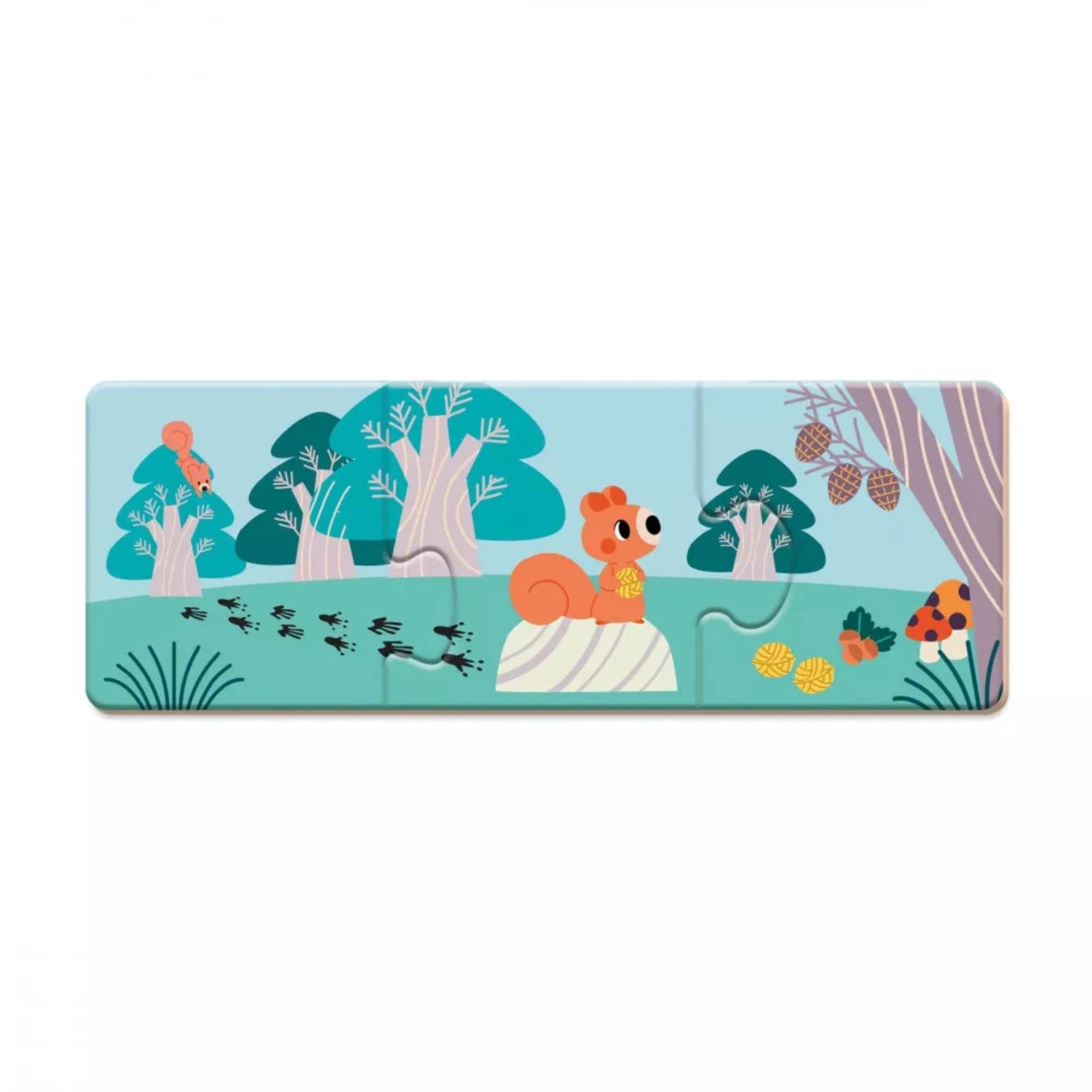 JANOD Animal Footprints Puzzle