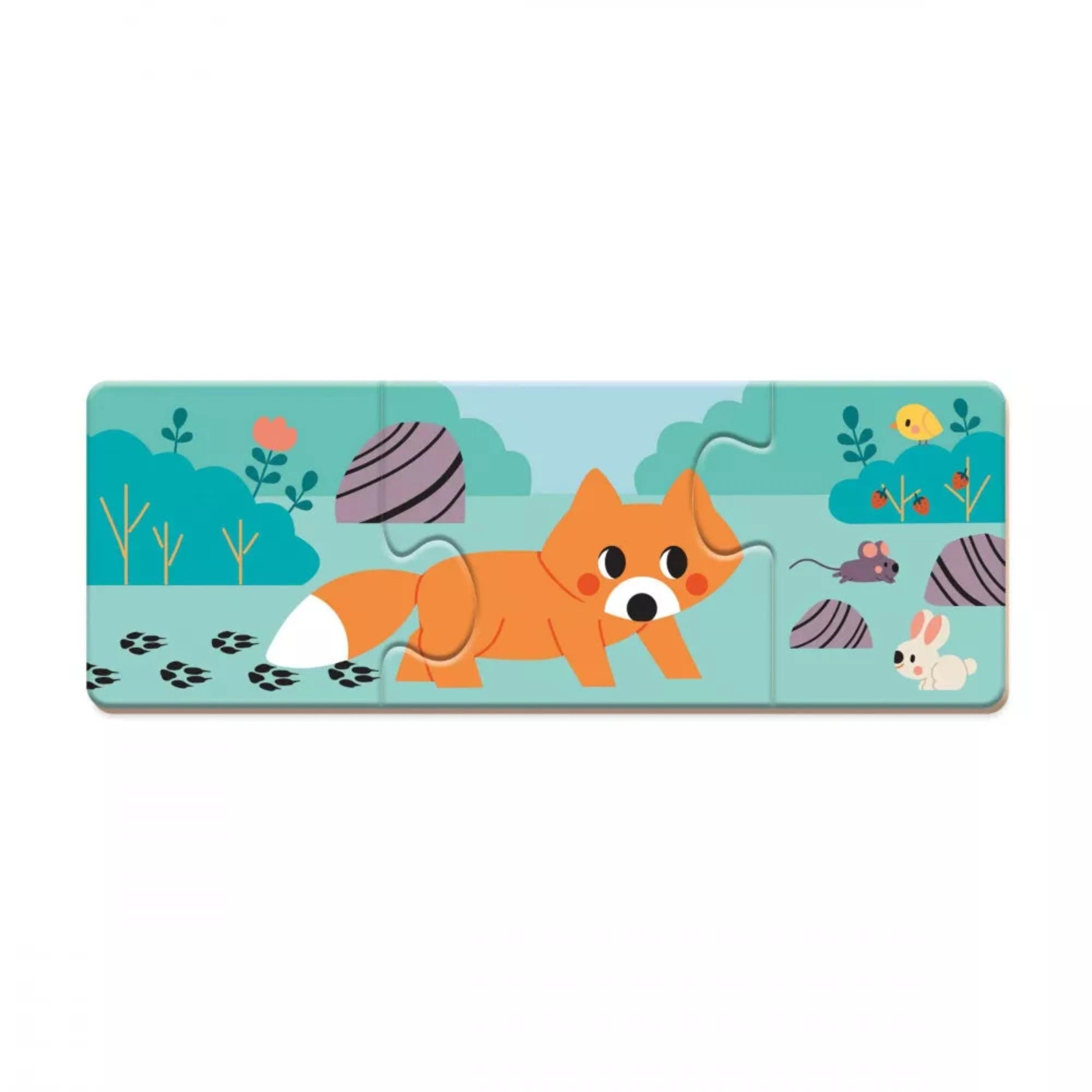 JANOD Animal Footprints Puzzle