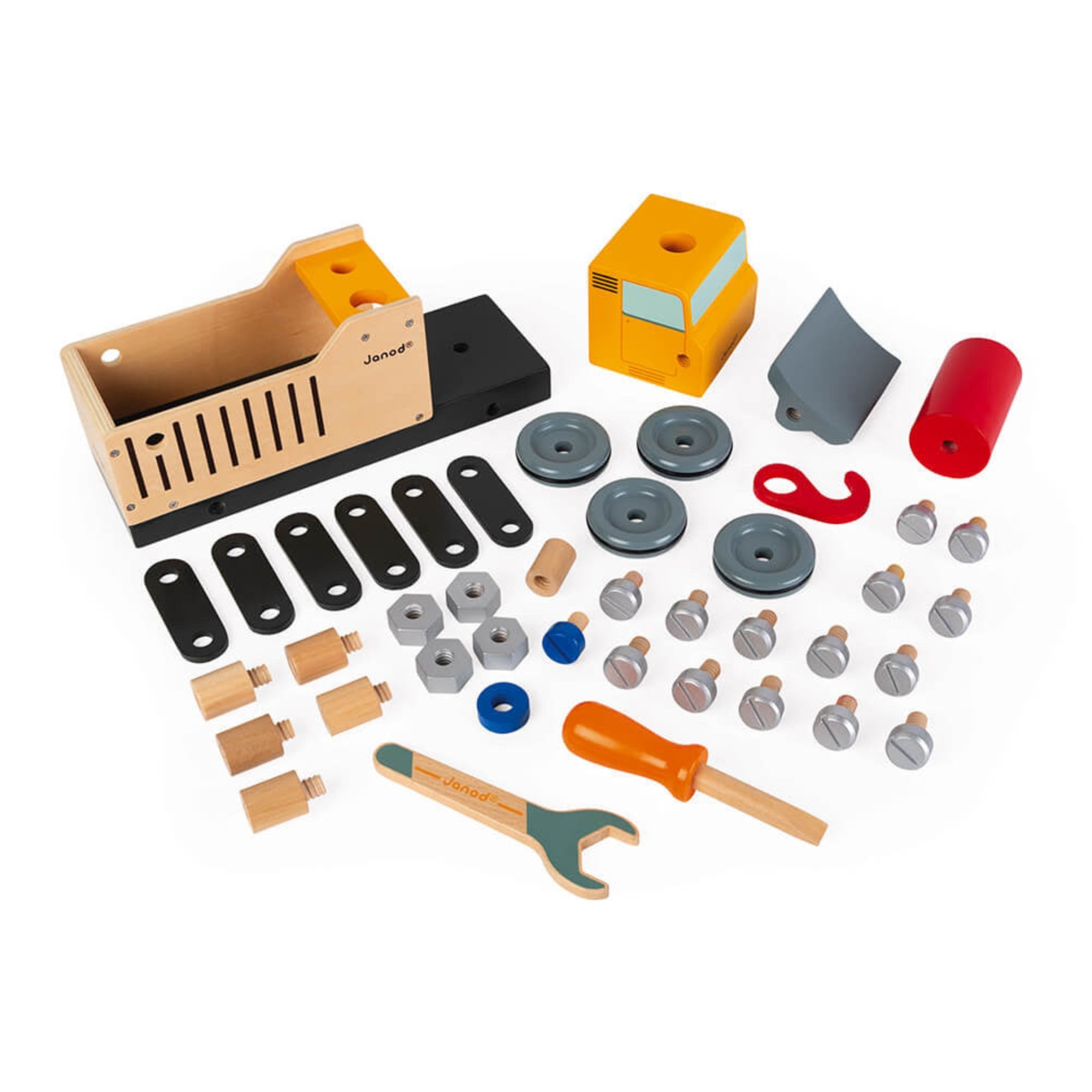 JANOD Brico'Kids Fire Truck to Build