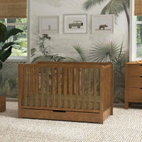 Thumbnail for CARTERS by DAVINCI Colby 4-in-1 Convertible Crib w/ Trundle Drawer