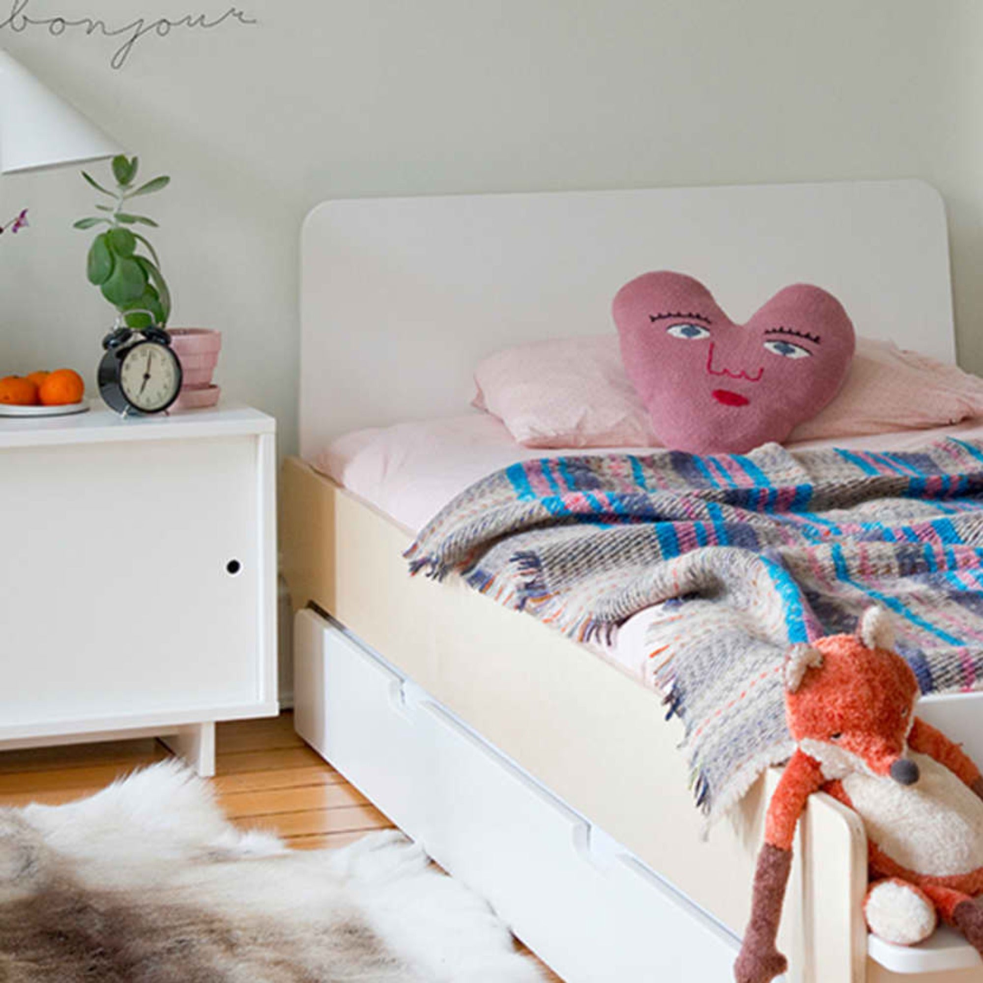 OEUF River Trundle Bed - White