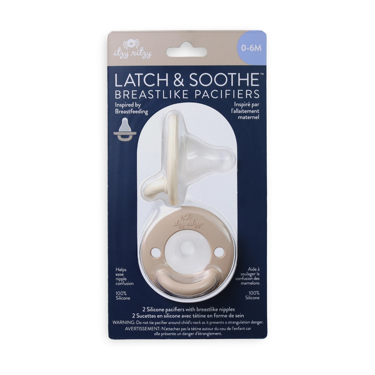 ITZY RITZY Latch & Soothe Breastlike Pacifier