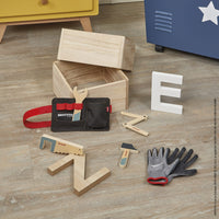 Thumbnail for JANOD Brico'Kids DIY Tool Belt with Wooden Tools and Gloves