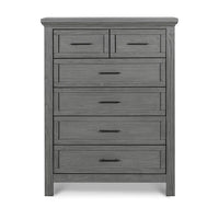 Thumbnail for MONOGRAM by namesake Emory Farmhouse 6-Drawer Chest - Weathered Charcoal