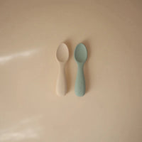 Thumbnail for MUSHIE Silicone Toddler Starter Spoon (2-Pack)