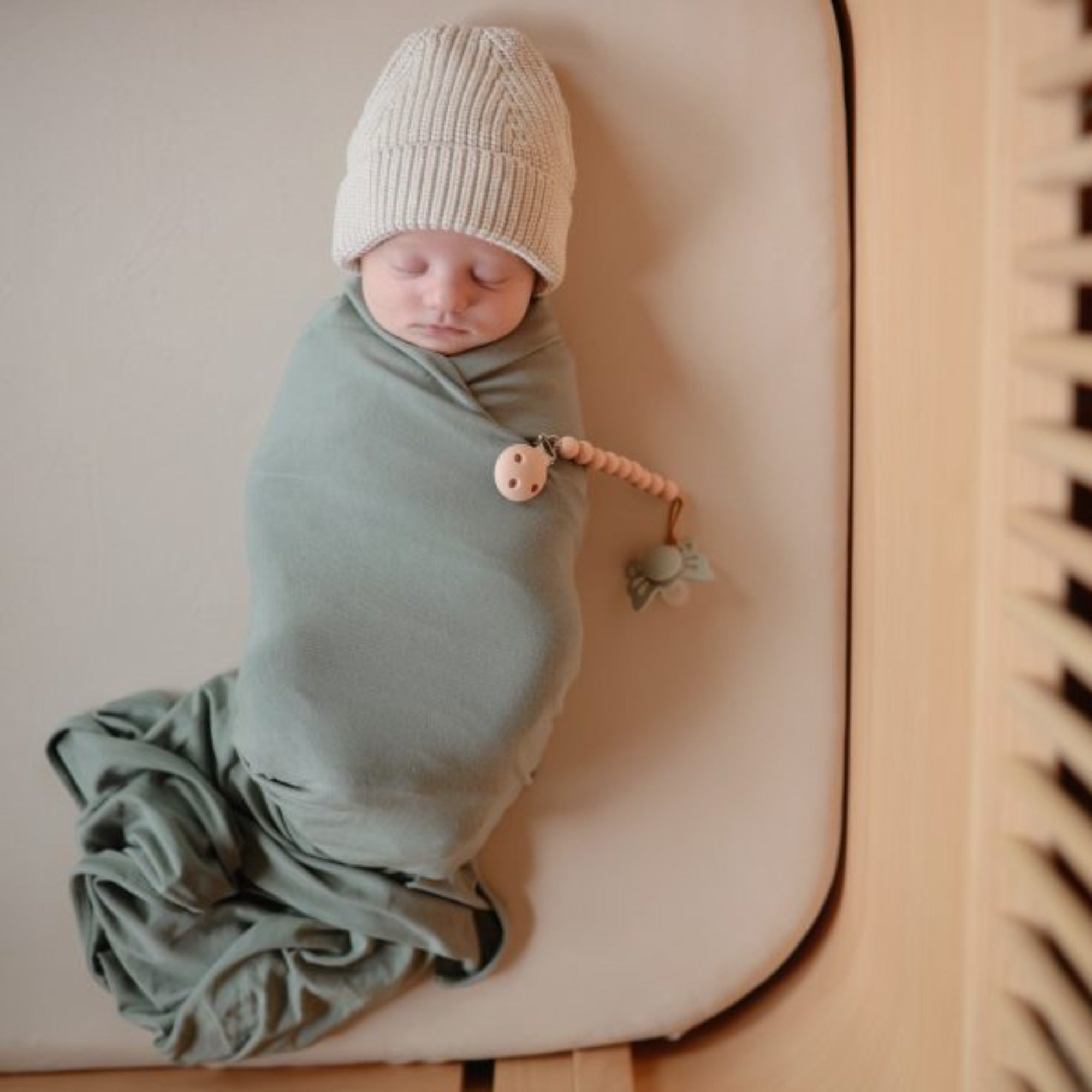 MUSHIE Stretchy Bassinet Sheet