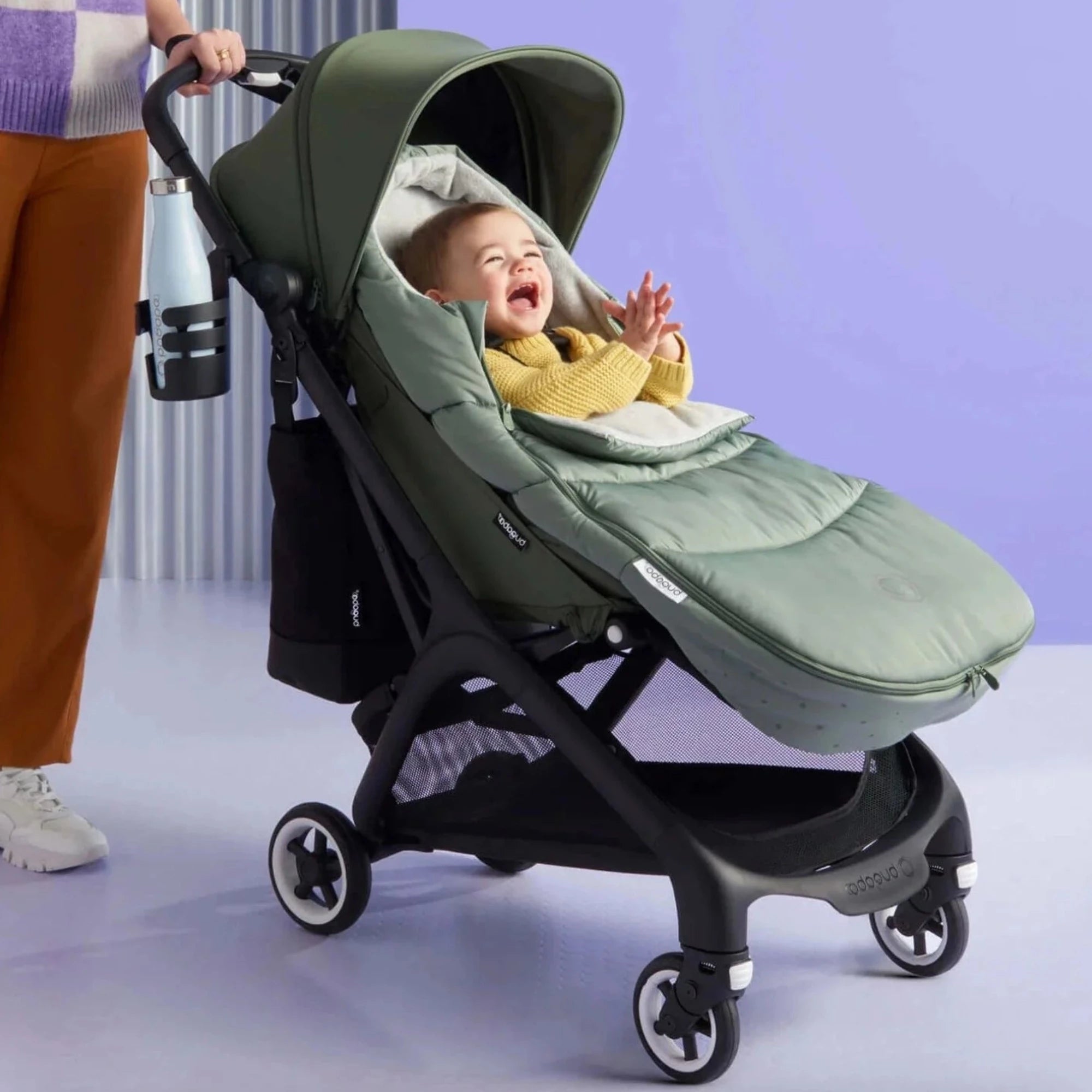 how to put footmuff on bugaboo butterfly Bugaboo - Footmuff - Evening Pink