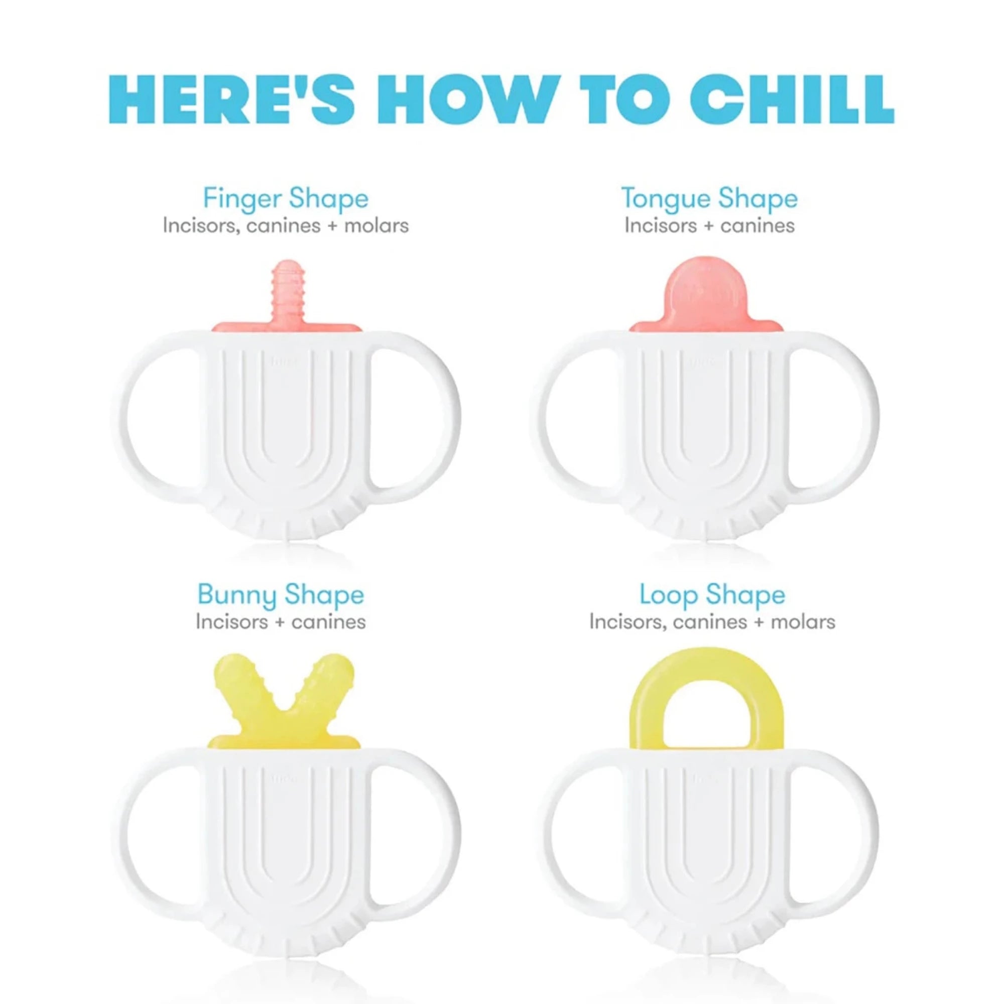 FRIDABABY Not-Too-Cold-to-Hold Teether