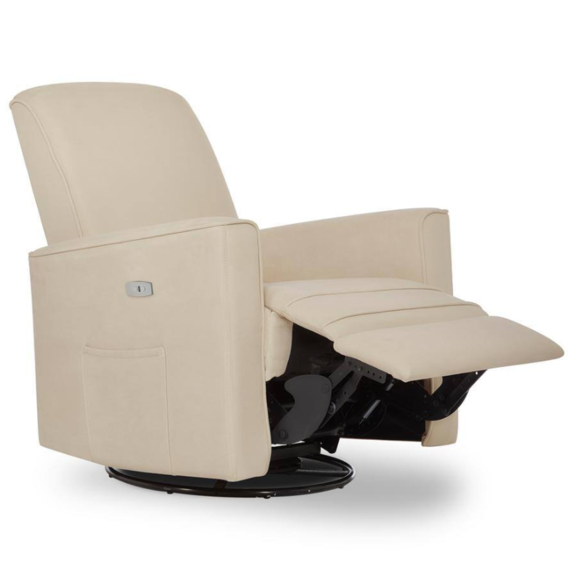 Fauteuil inclinable pivotant et électrique de luxe EVOLUR Harlow avec repose-pieds