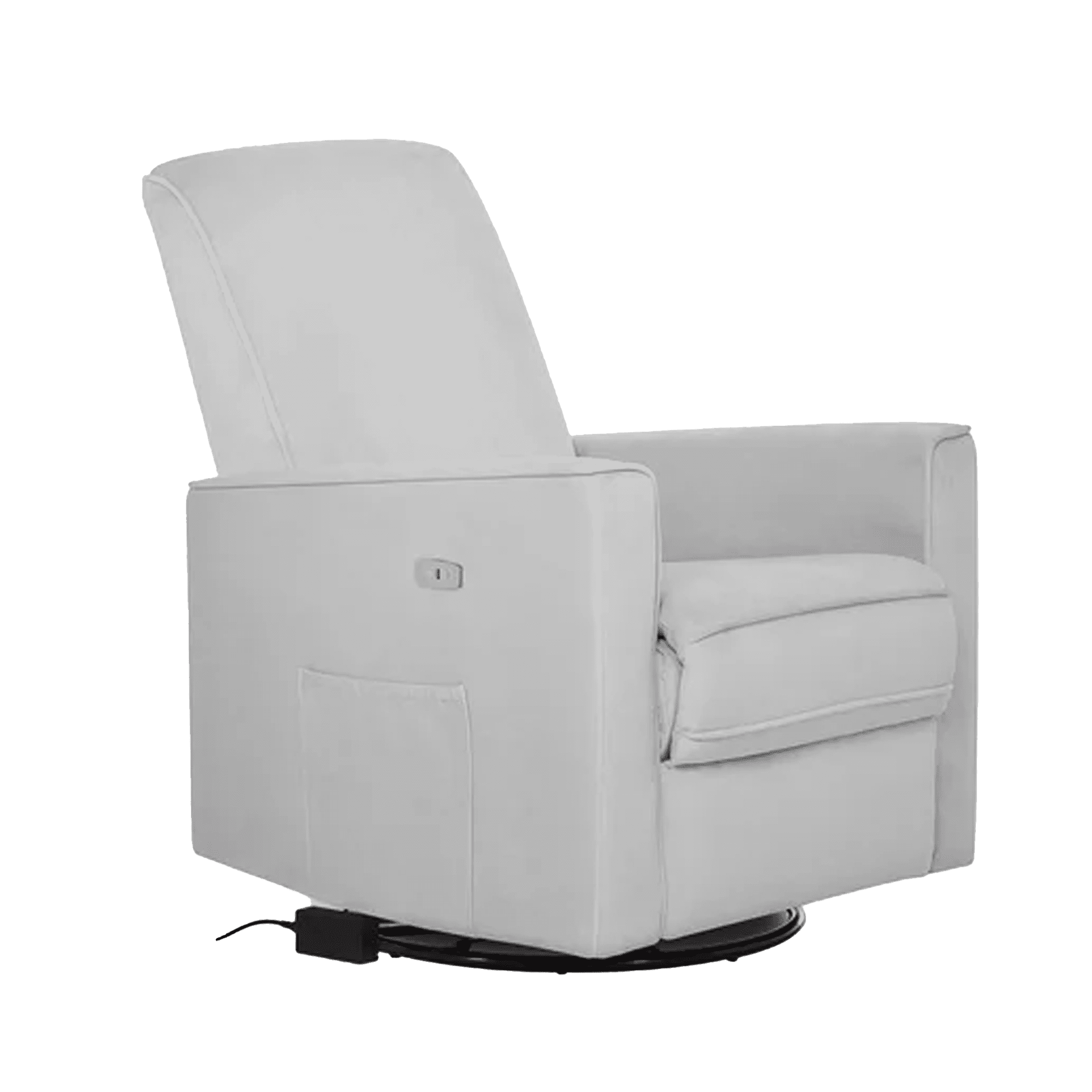 Fauteuil inclinable pivotant et électrique de luxe EVOLUR Harlow avec repose-pieds