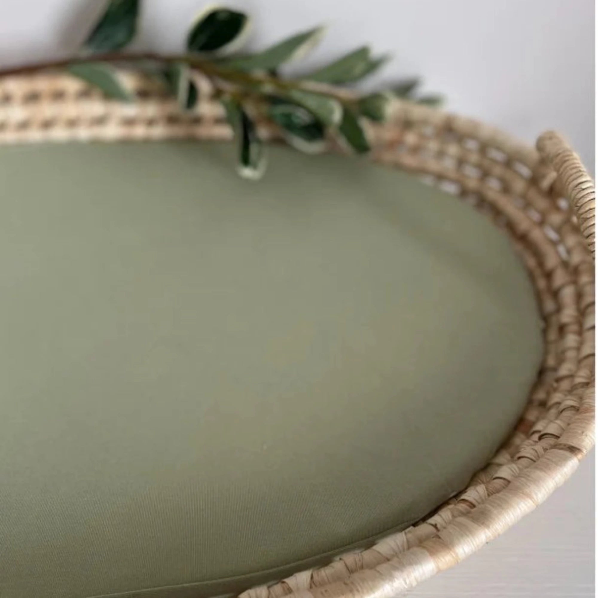 MUST BE BABY Moses Basket Fitted Sheet / Changing Basket Mattress Cover