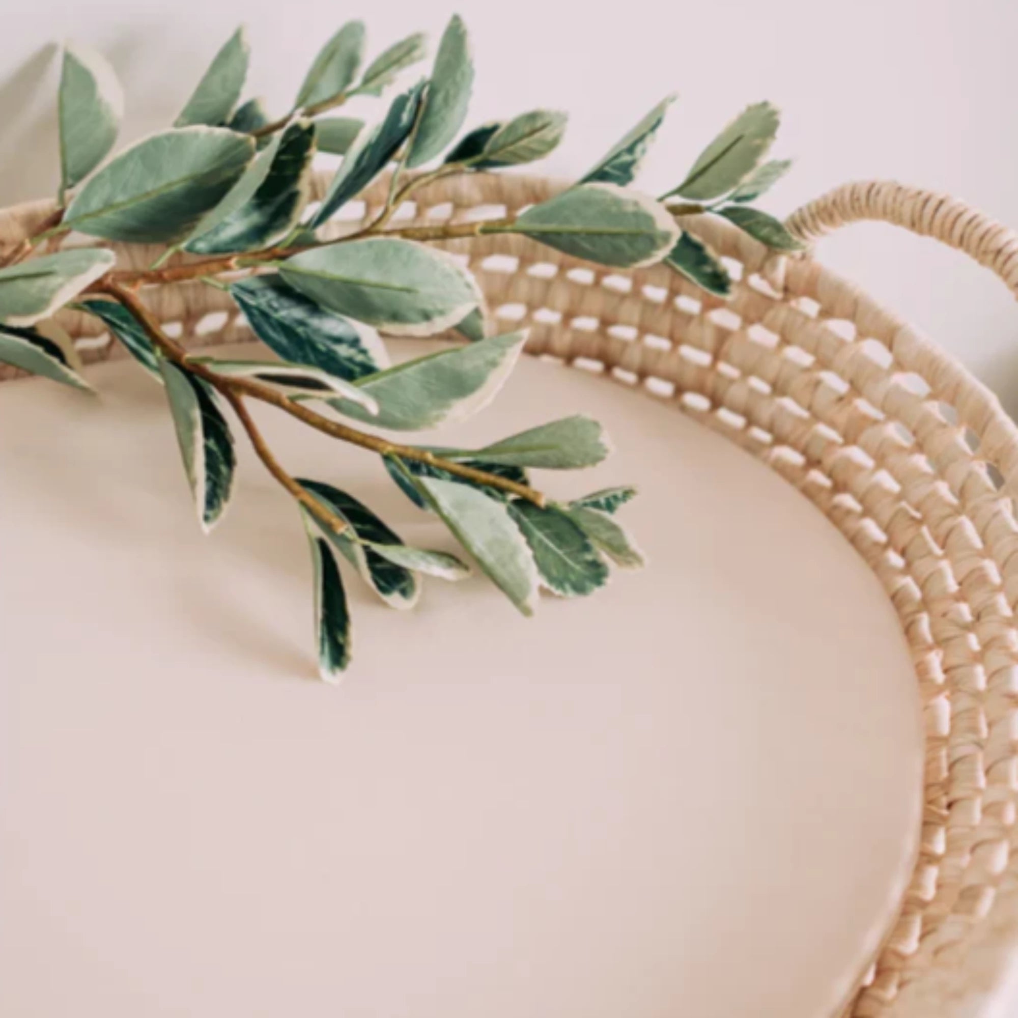 MUST BE BABY Moses Basket Fitted Sheet / Changing Basket Mattress Cover