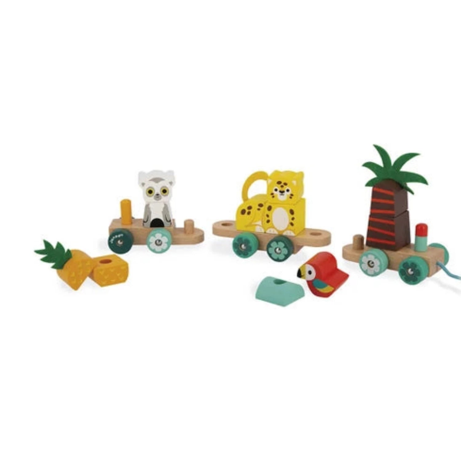 JANOD Tropik Pull-Along Tropical Train