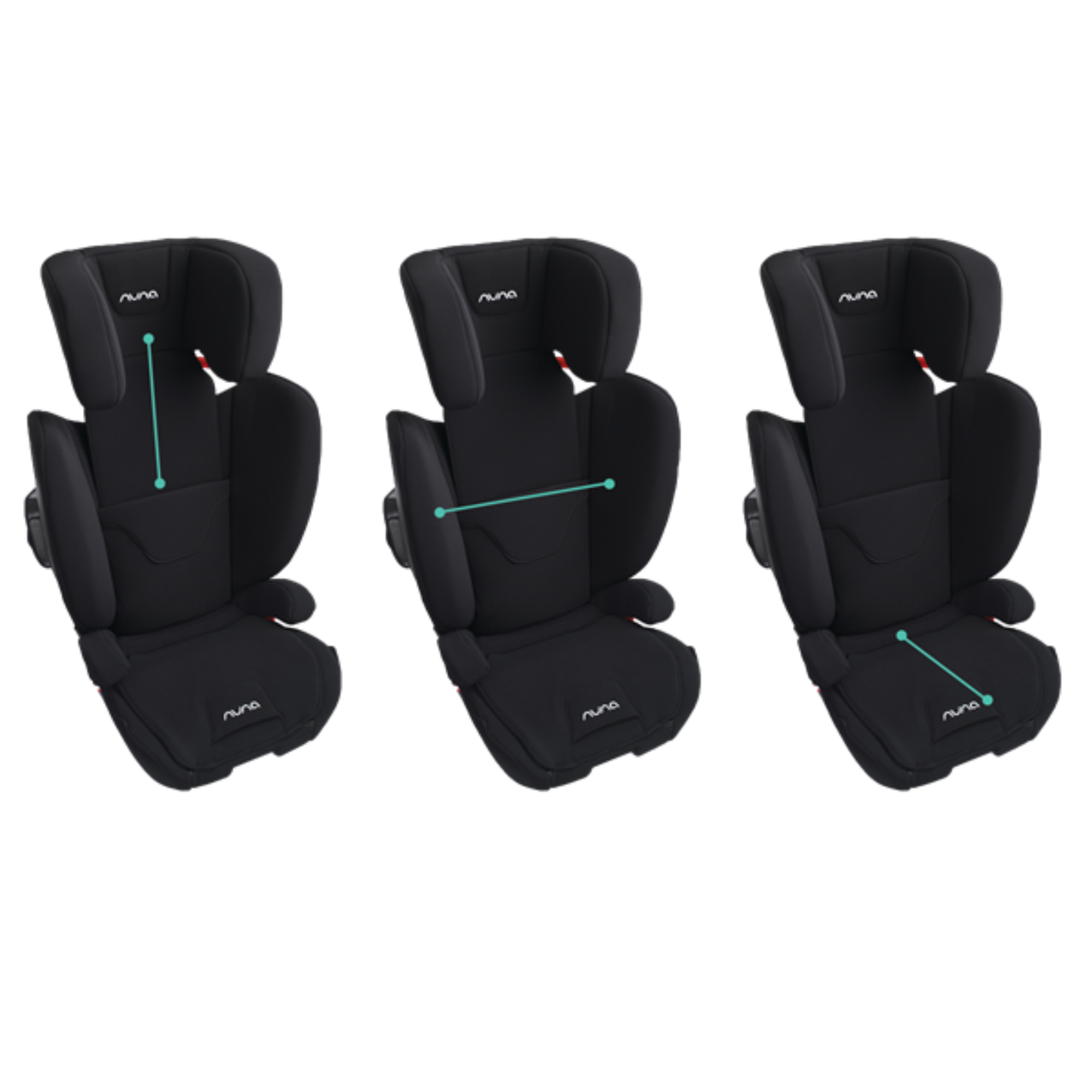 NUNA AACE Booster Car Seat - Caviar