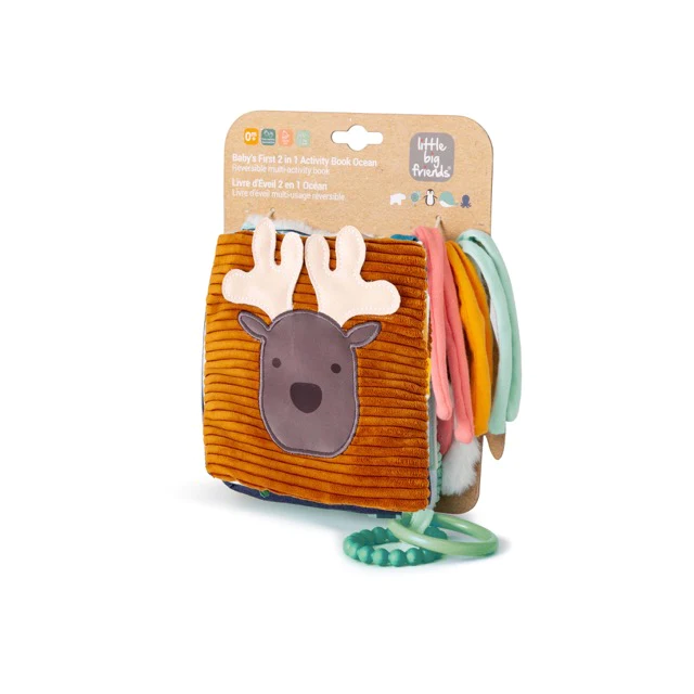 LITTLE BIG FRIENDS Soft Activity Book 2 in 1 - Forest