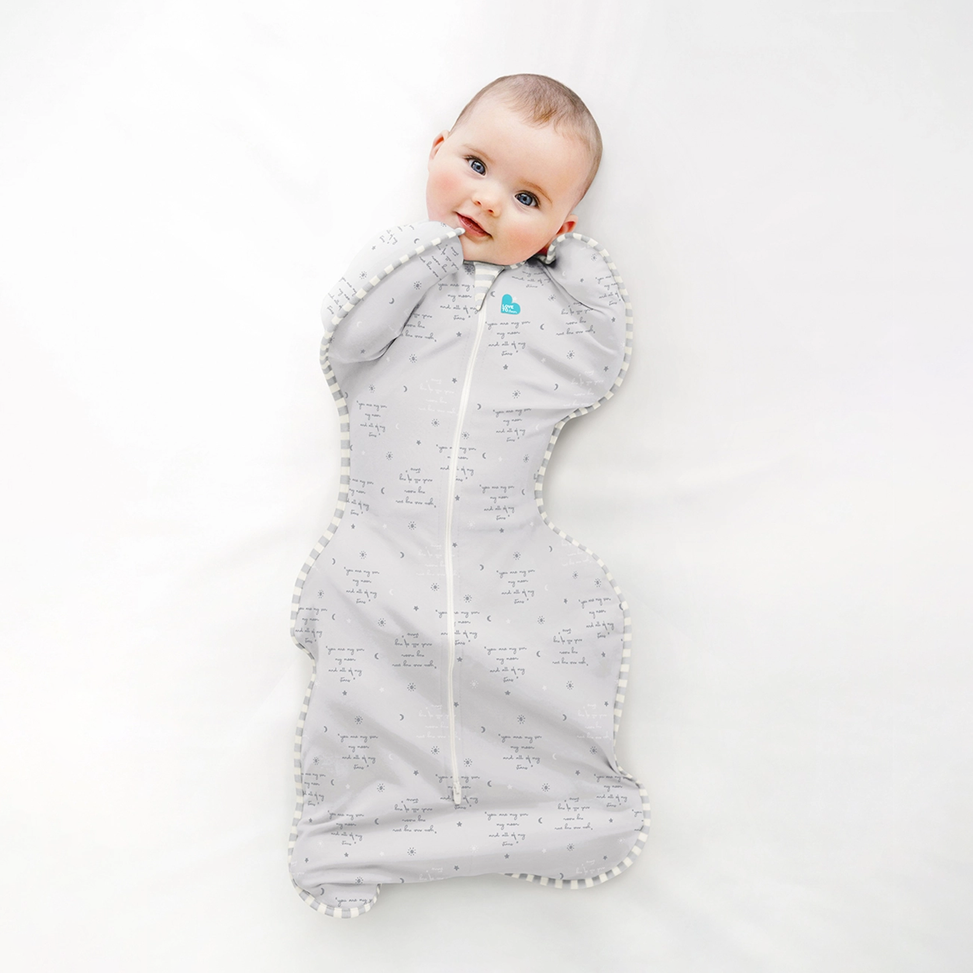 LOVE TO DREAM Swaddle Up Lite 0.2Tog - You Are My Grey