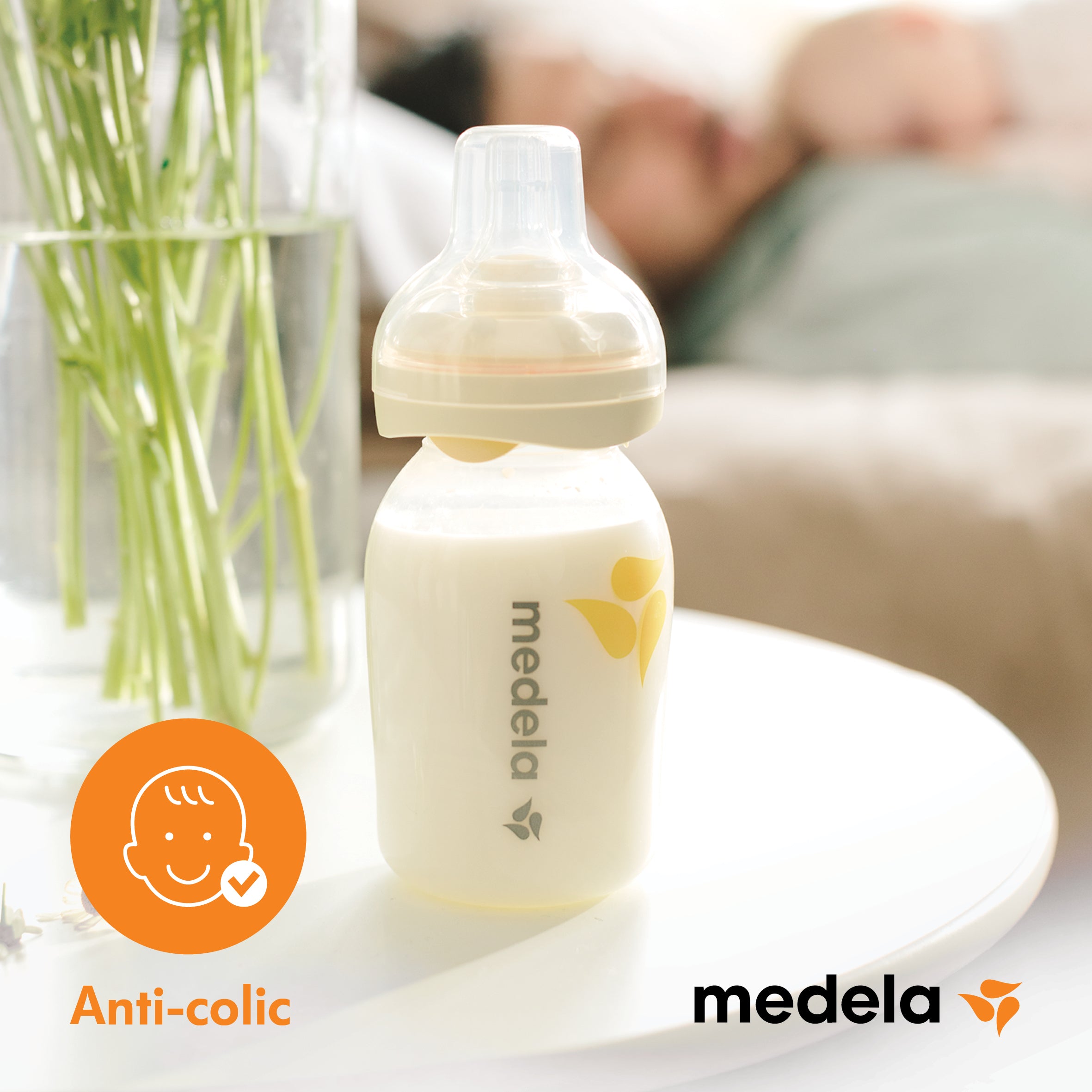 MEDELA Calma Nipple With 150ml BPA Free Bottle