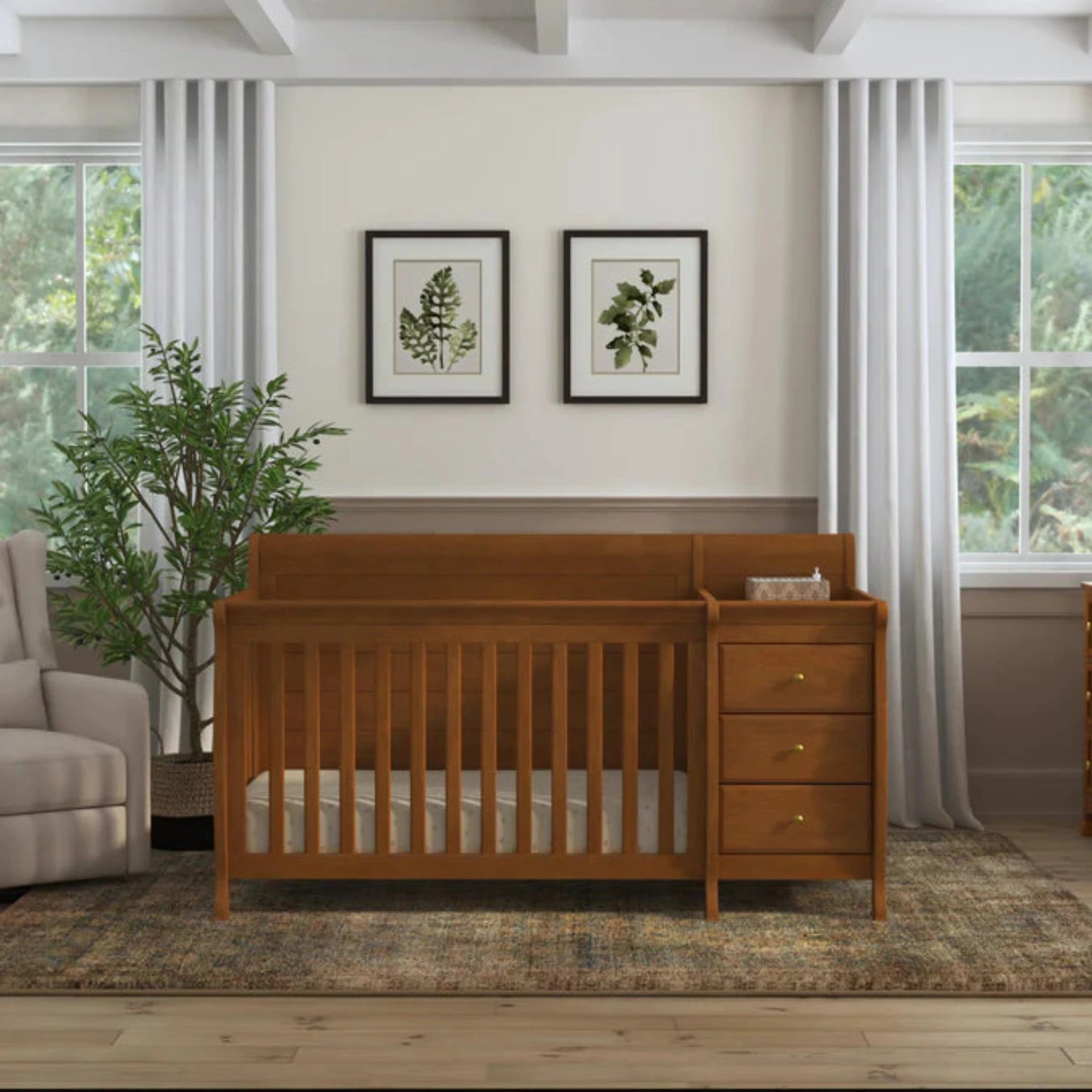 DAVINCI Kalani 4-in-1 Convertible Crib & Changer