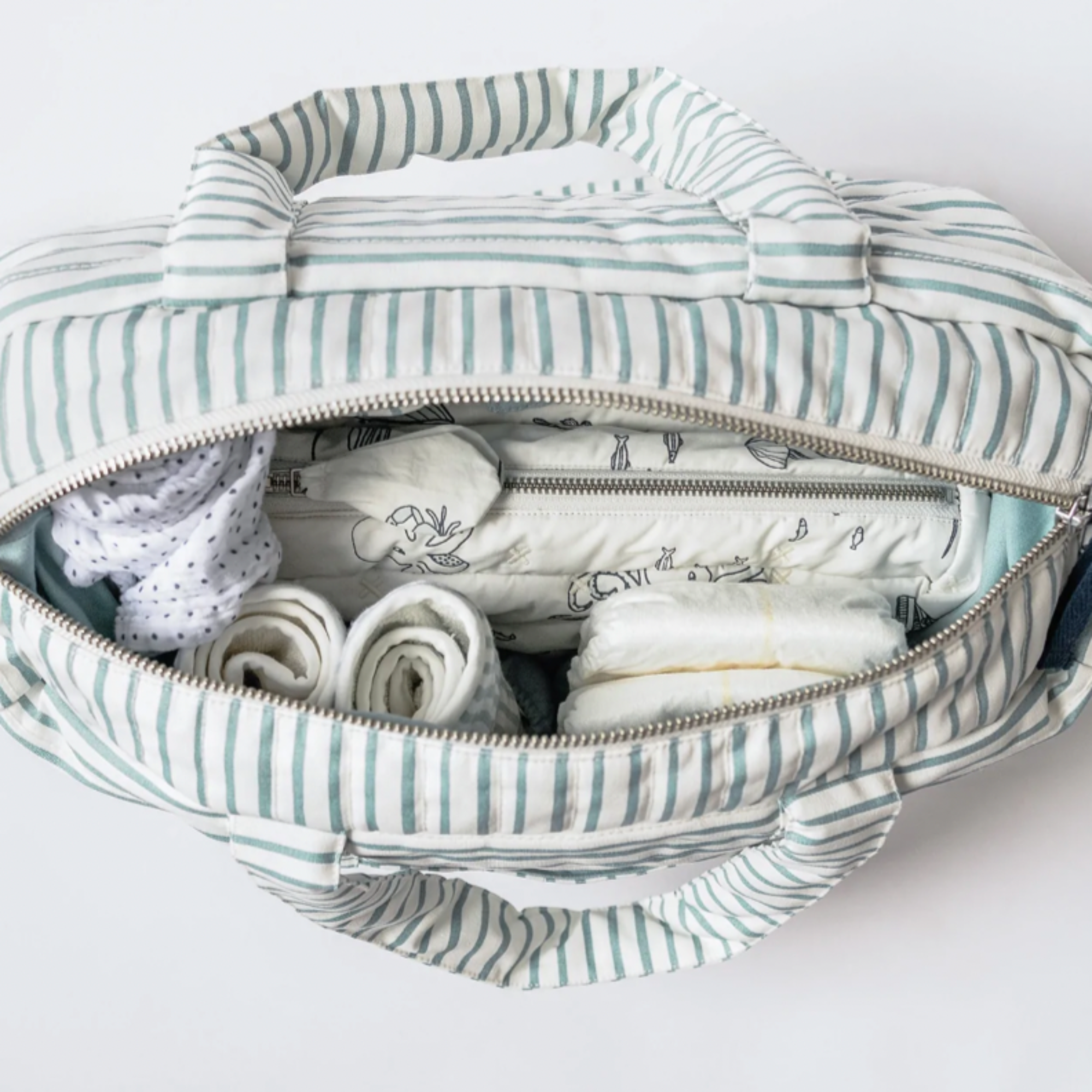 PEHR Diaper bag - Stripes away