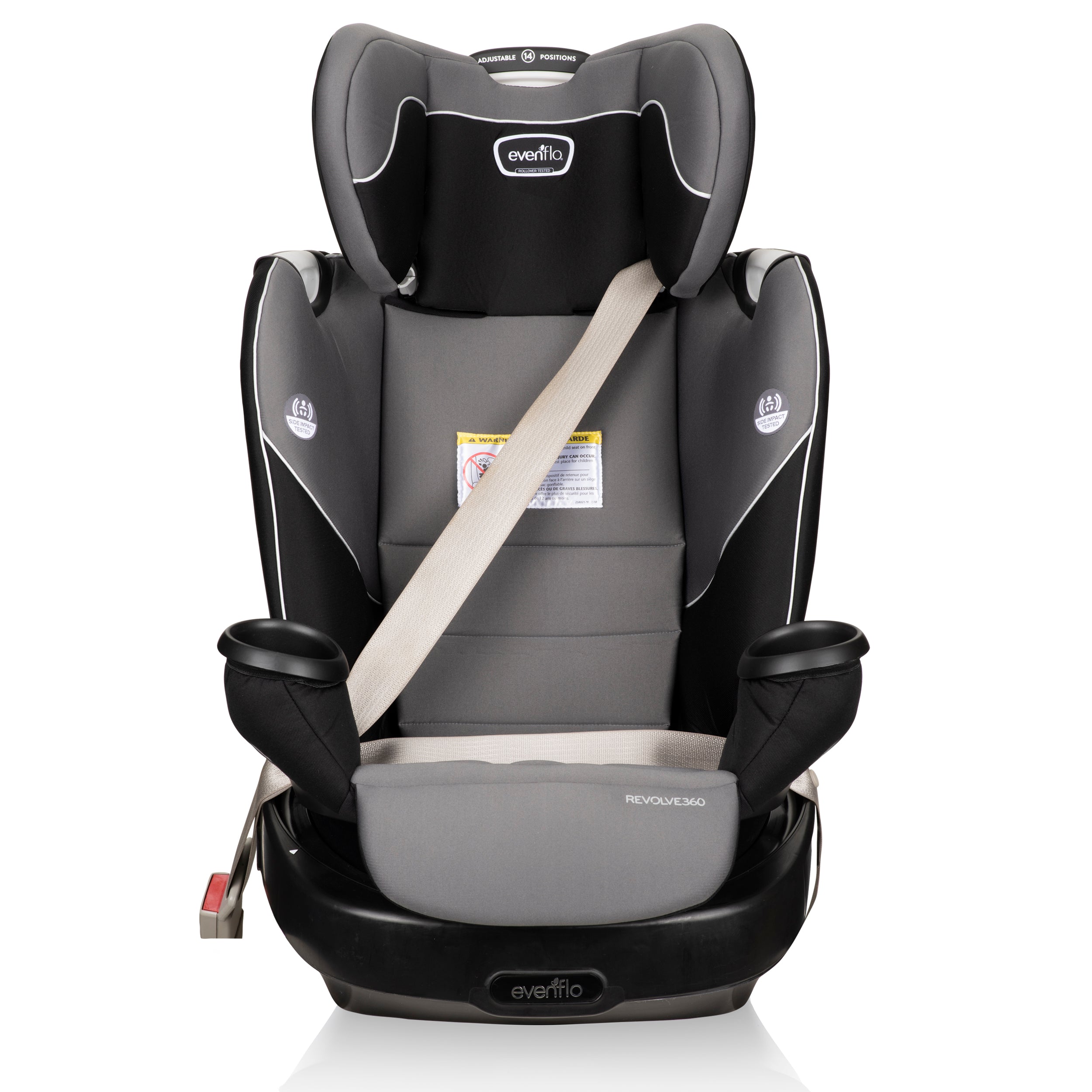 EVENFLO Revolve360 All-in-One Rotational Car Seat - Amherst Grey
