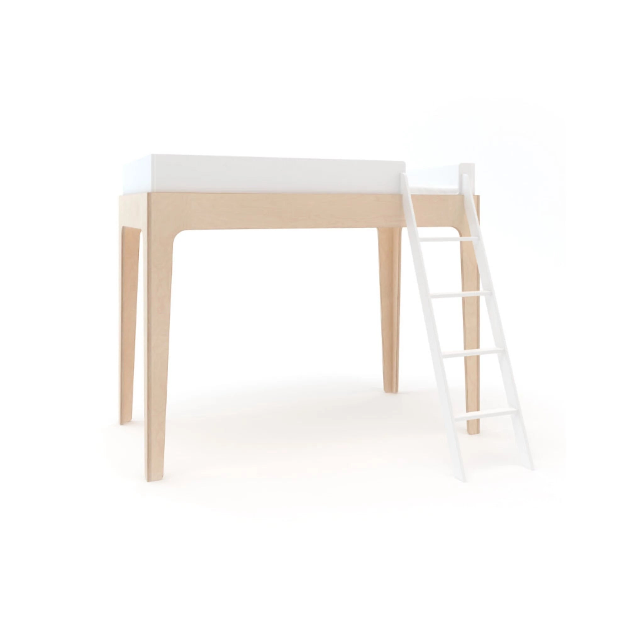 OEUF Perch Loft Bed Twin Size 39 - White/Birch
