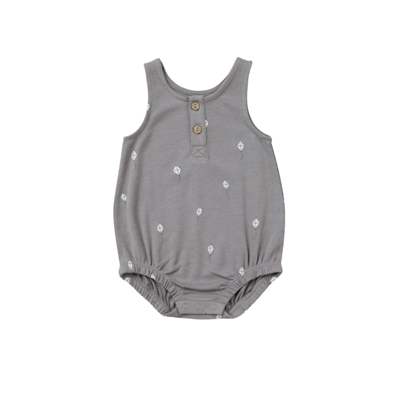 QUINCY MAE Sleeveless Bubble Romper - Kites