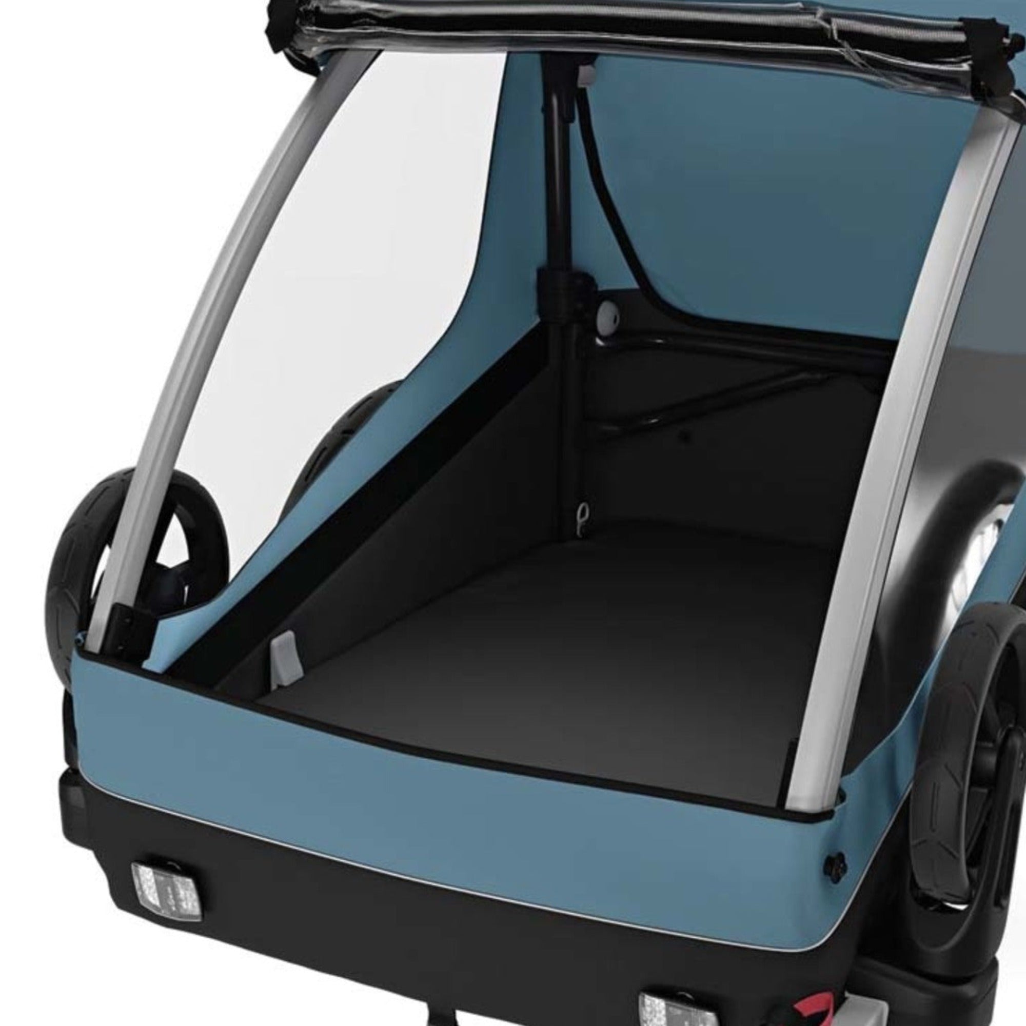 THULE Courier 2-Seat Kids Cargo Bike Trailer - Aegean Blue