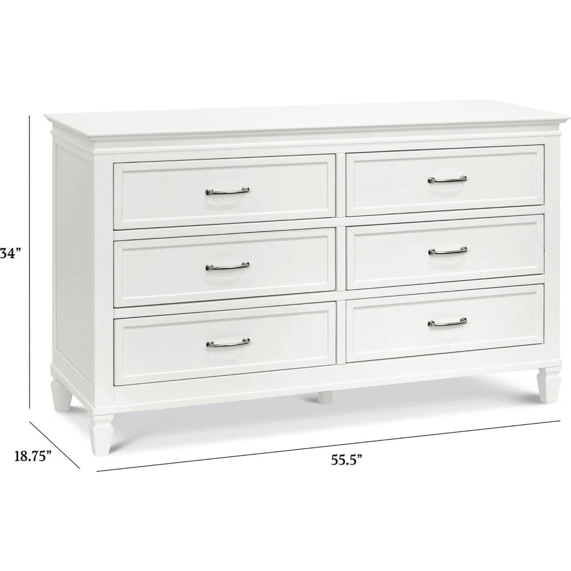 NAMESAKE Darlington 6-Drawer Dresser - Warm White