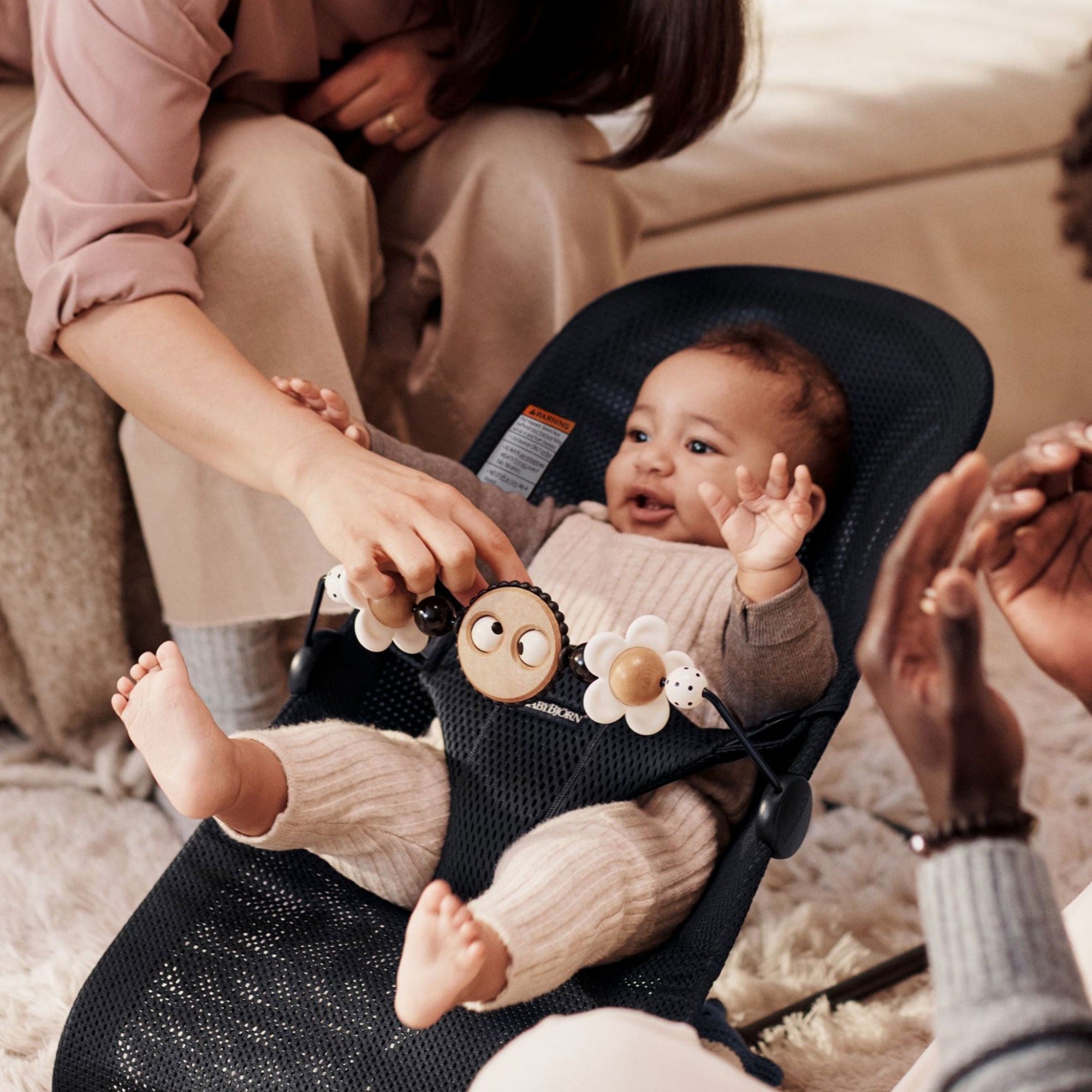 Jouet pour transat BABYBJÖRN - Yeux mobiles noir et blanc