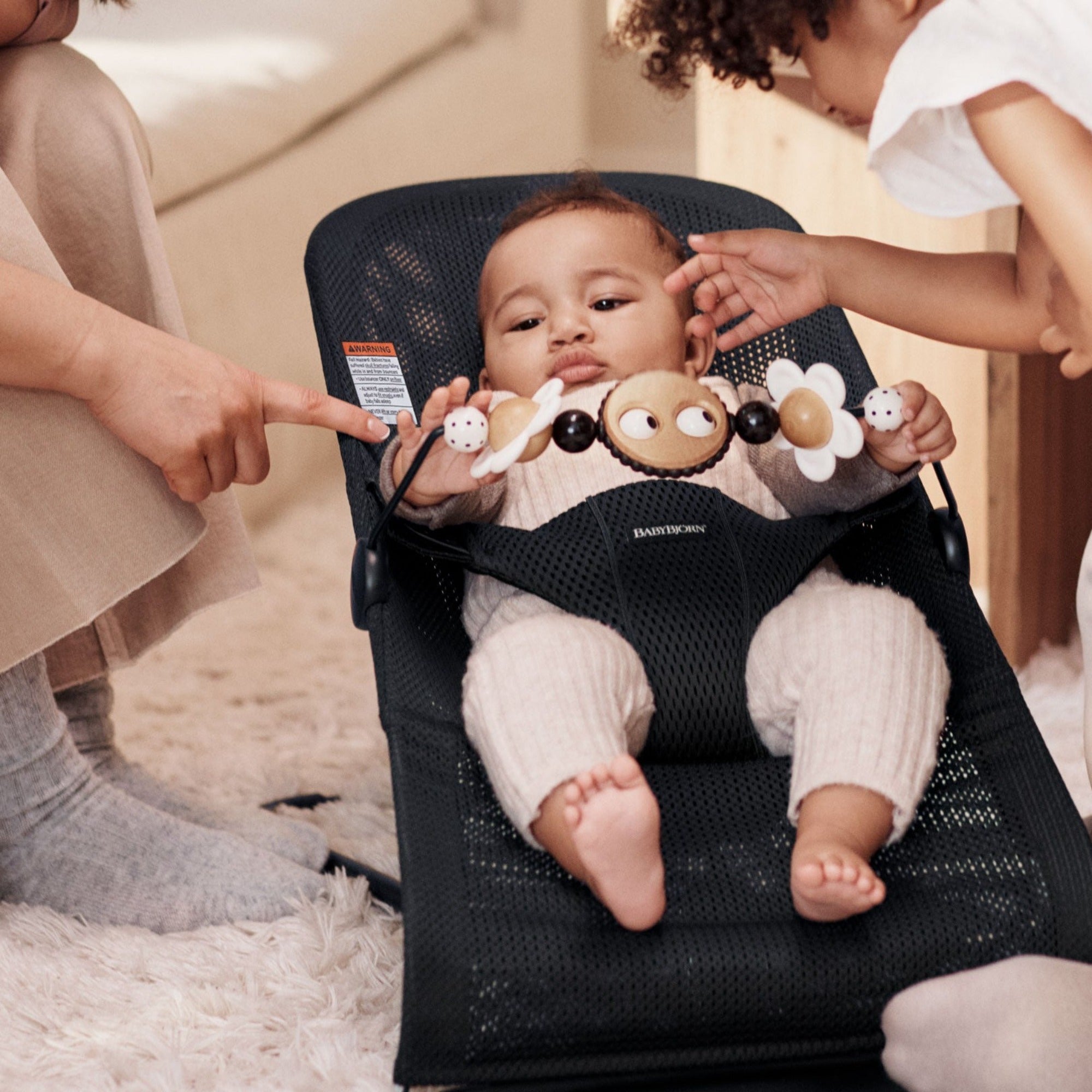 Jouet pour transat BABYBJÖRN - Yeux mobiles noir et blanc