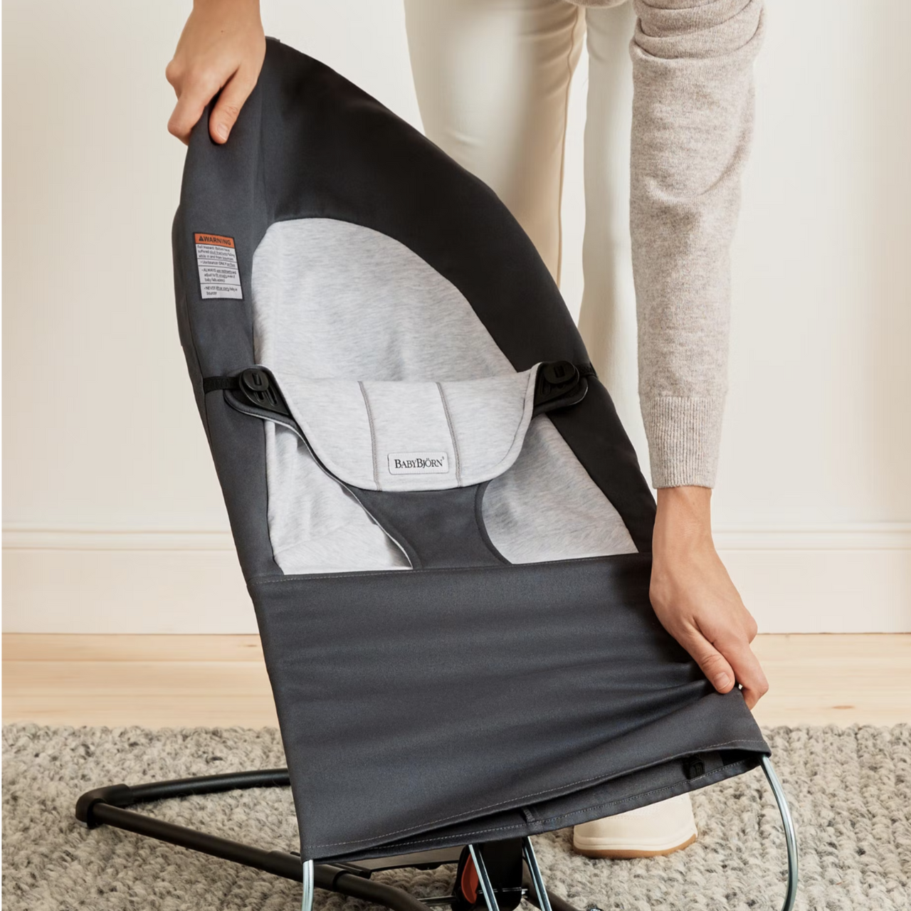 Baby bjorn bouncer soft cotton deals