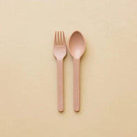 Thumbnail for MINIKA Wheat Straw Utensils Set - Natural