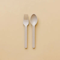 Thumbnail for MINIKA Wheat Straw Utensils Set - Shell