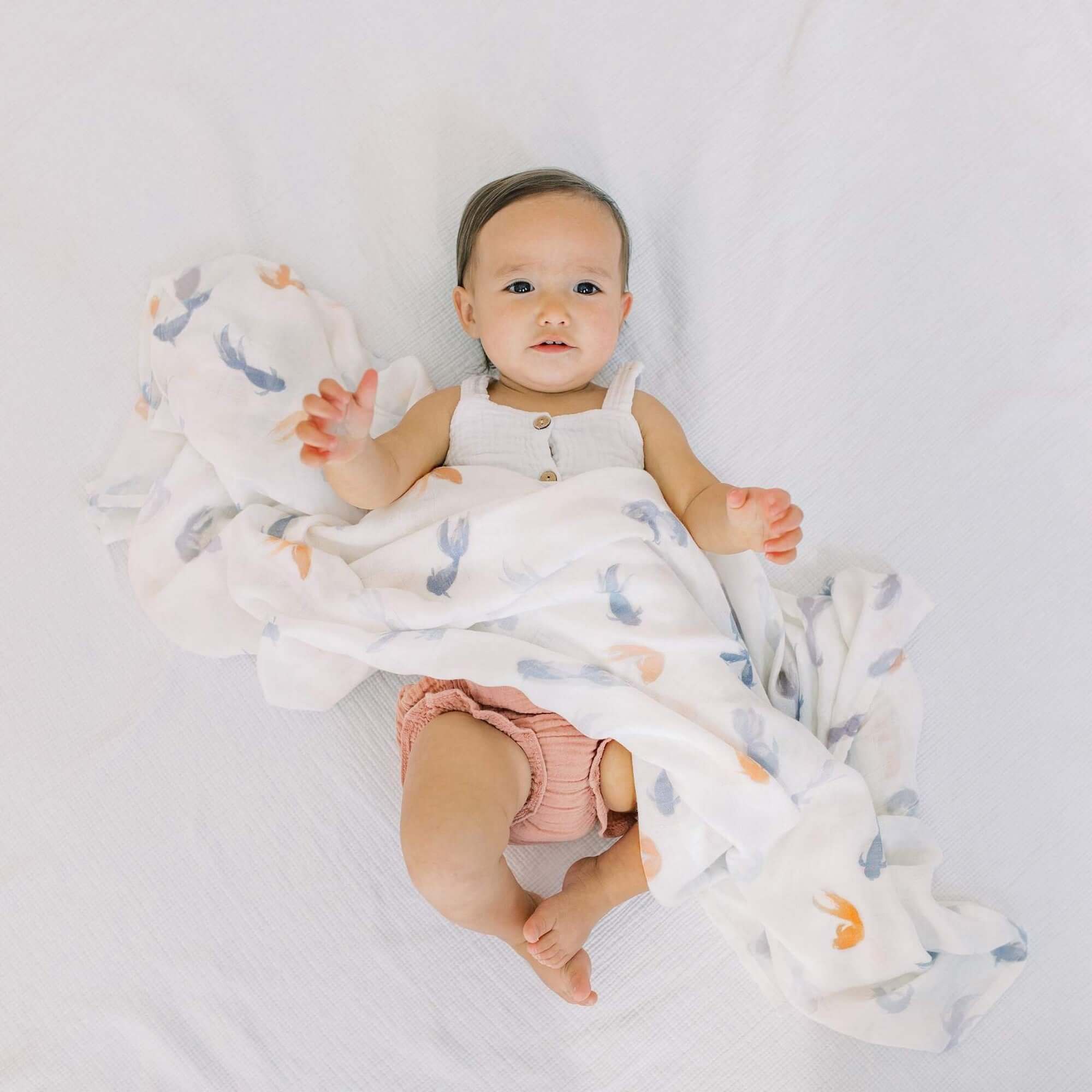 Baby with Soft Swaddle