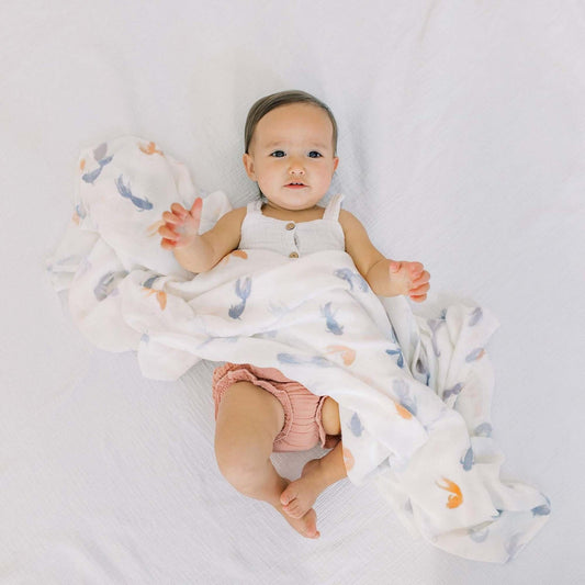 Baby with Soft Swaddle