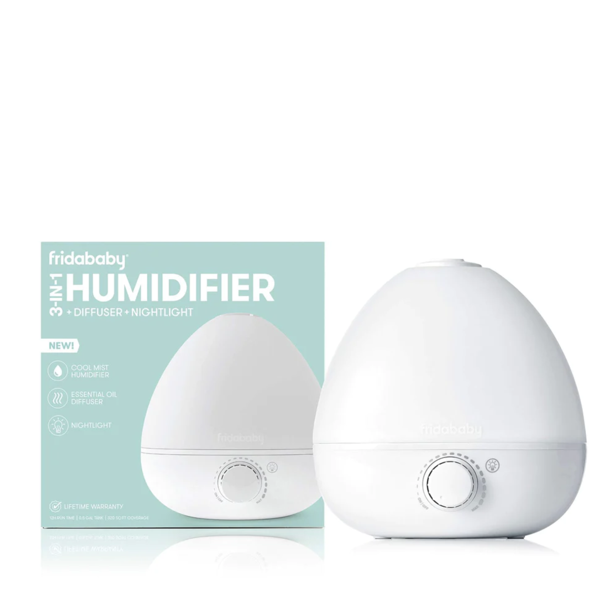 FRIDABABY 3-in-1 Humidifier, Difuser + Nightlight