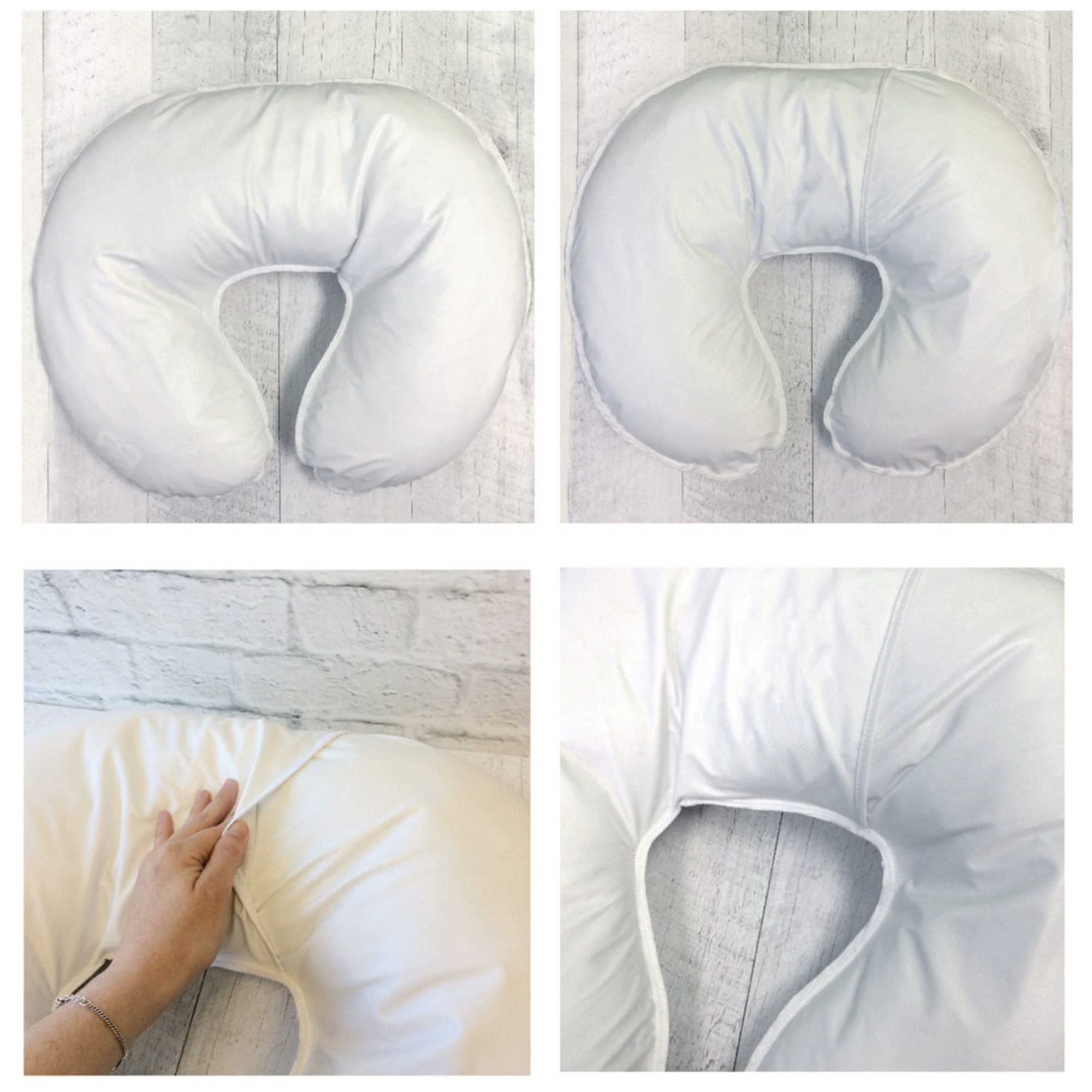 PERLIMPINPIN Nursing Pillow Waterproof Cover - White